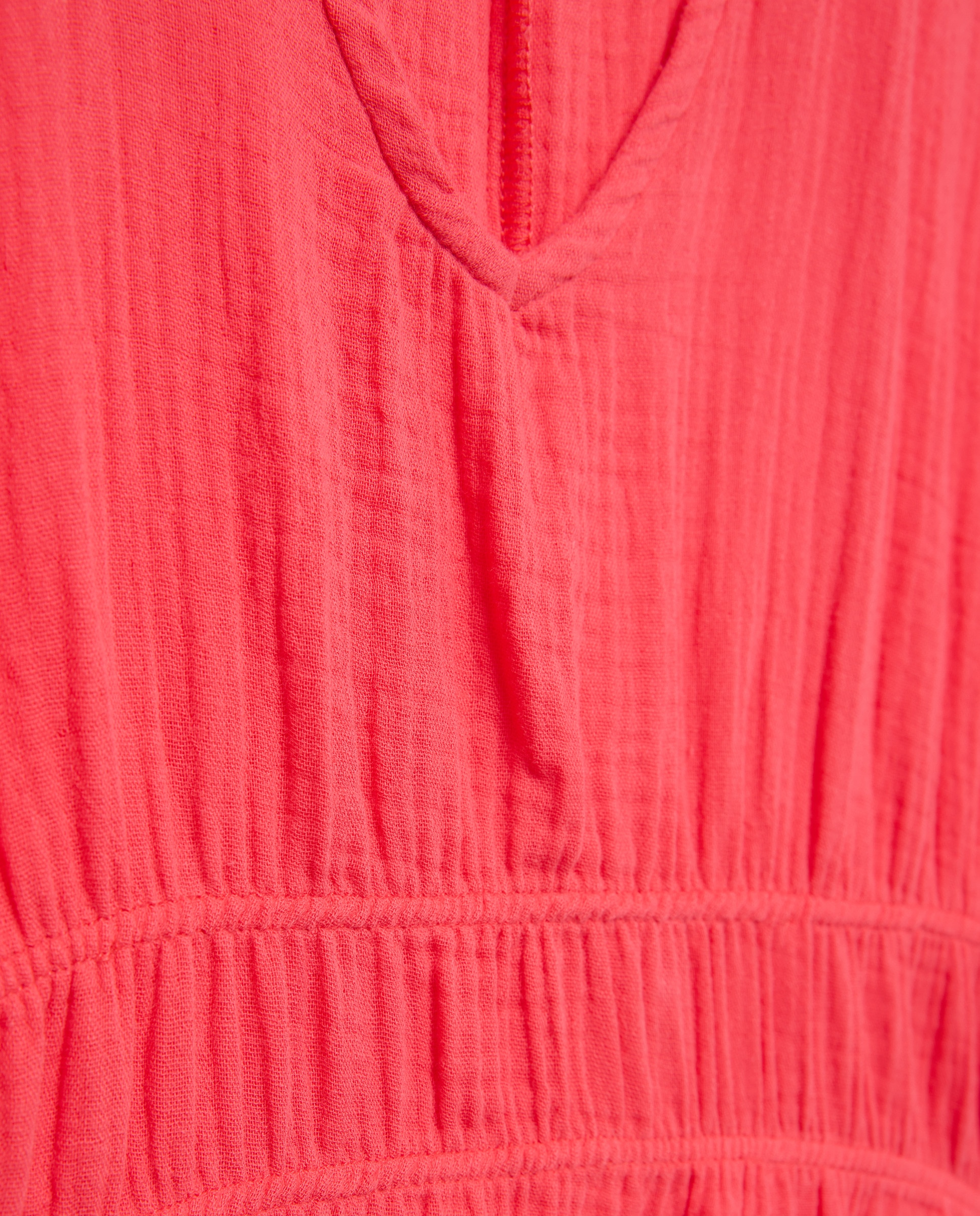 Vestido Justo com Decote em Bico 630 Coral-5