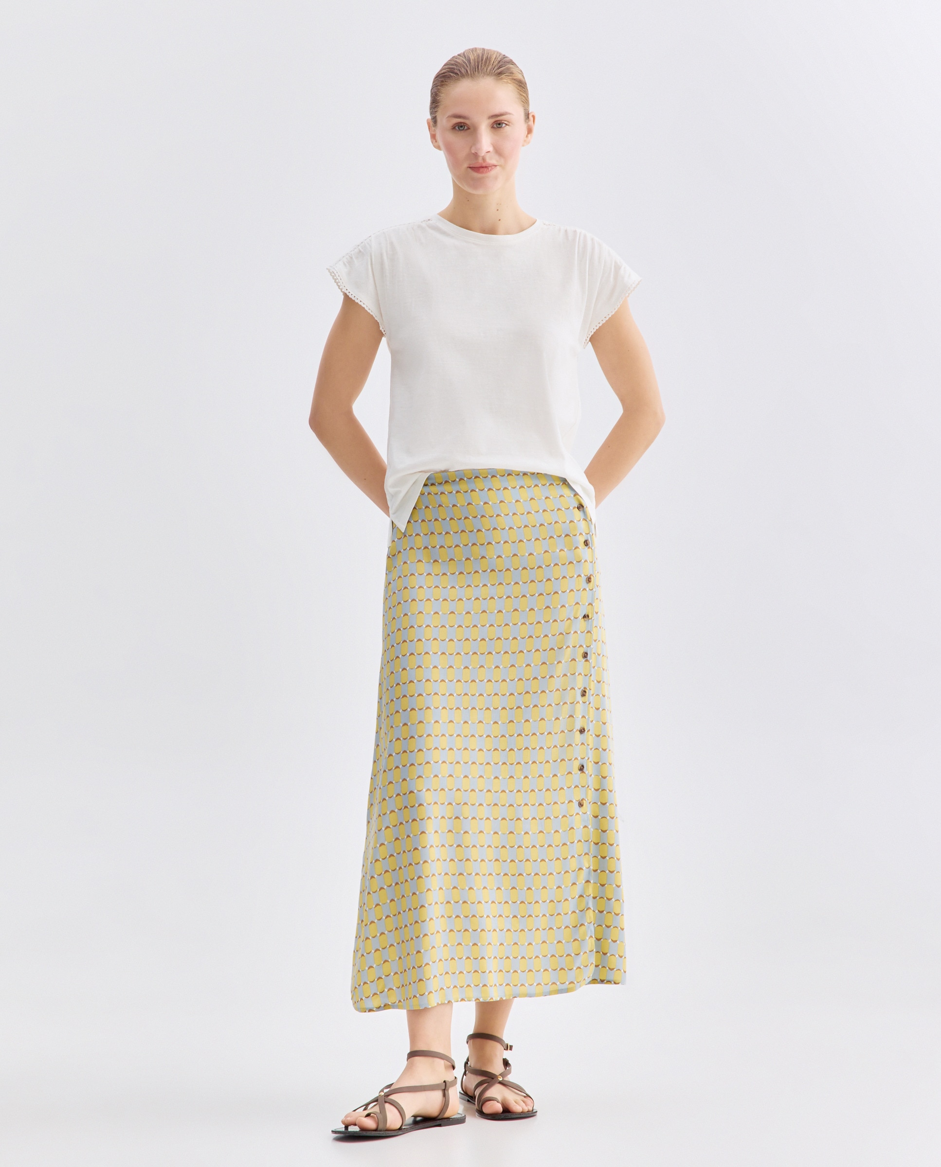 Imagen 0 de Falda de mujer estampada