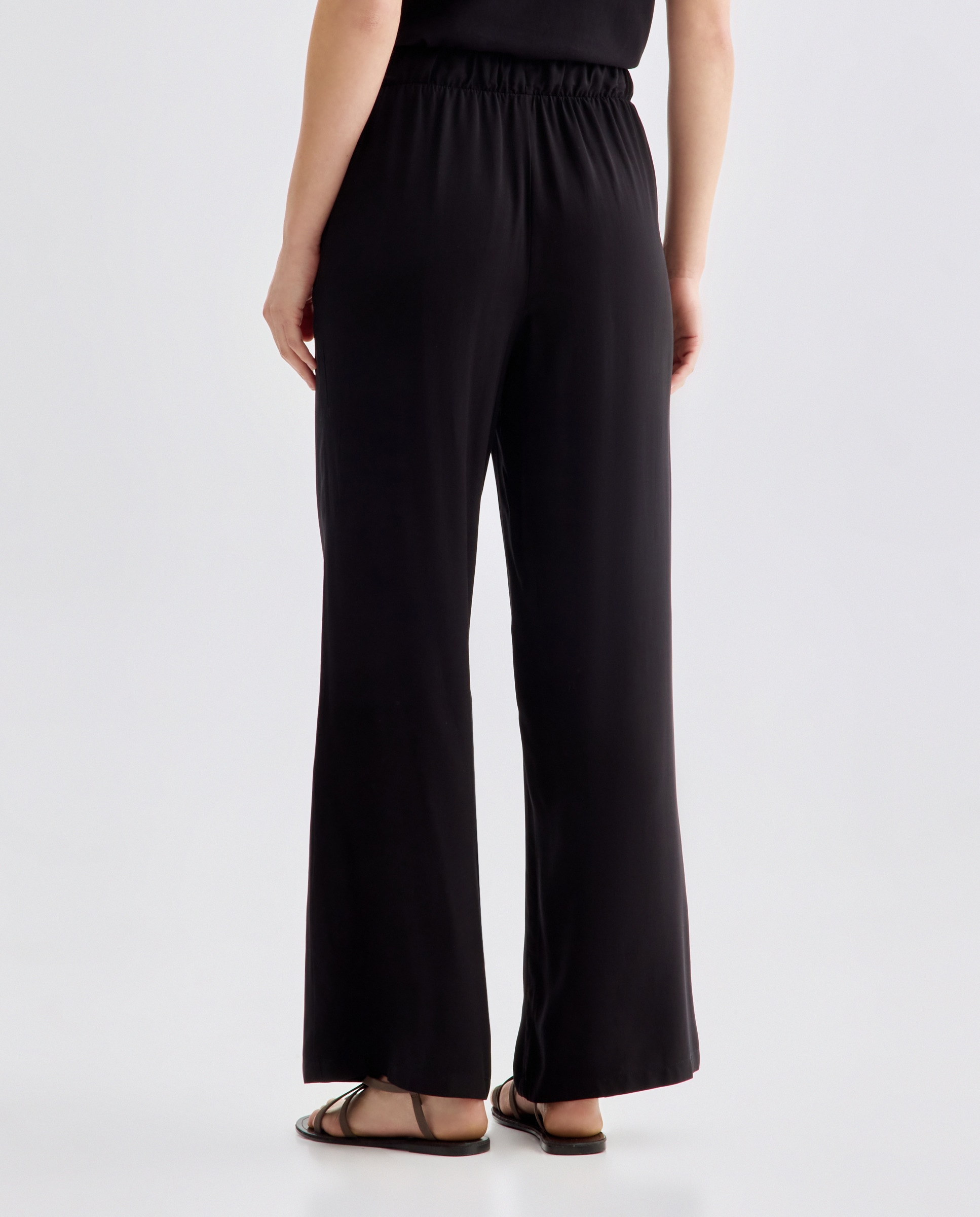Pantalón de mujer wide-leg estampado Multicolor-3