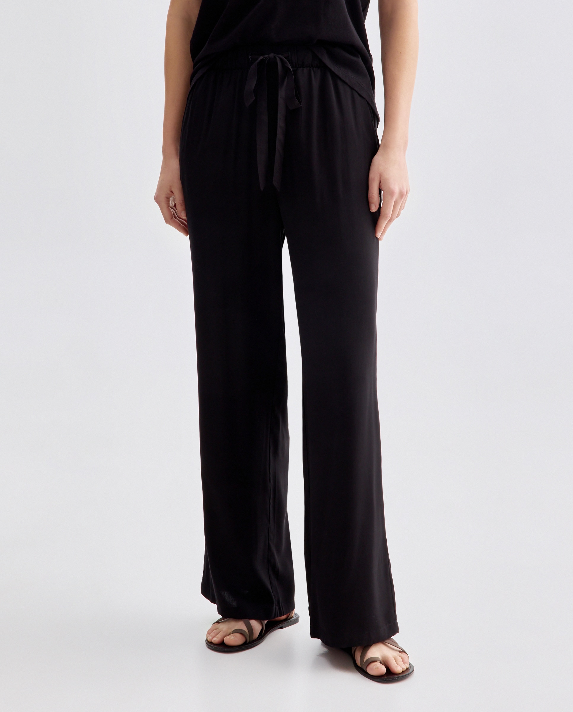 Pantalón de mujer wide-leg estampado Multicolor-2