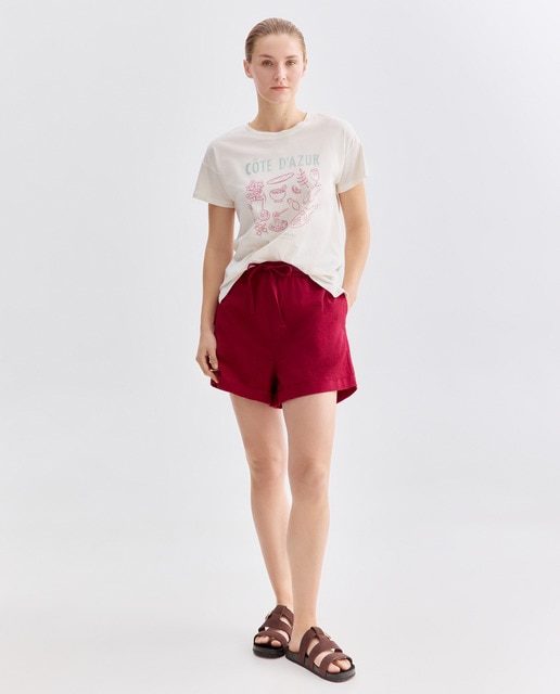 Imagen 0 de Shorts de mujer con lino