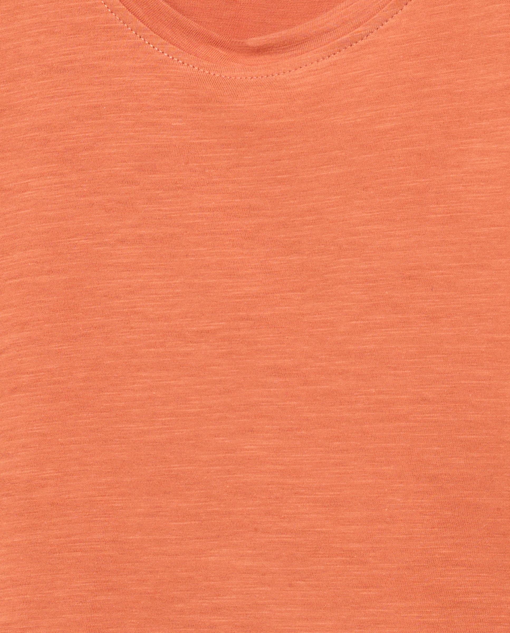 Camiseta básica sin mangas de mujer cuello caja 660 Naranja-6