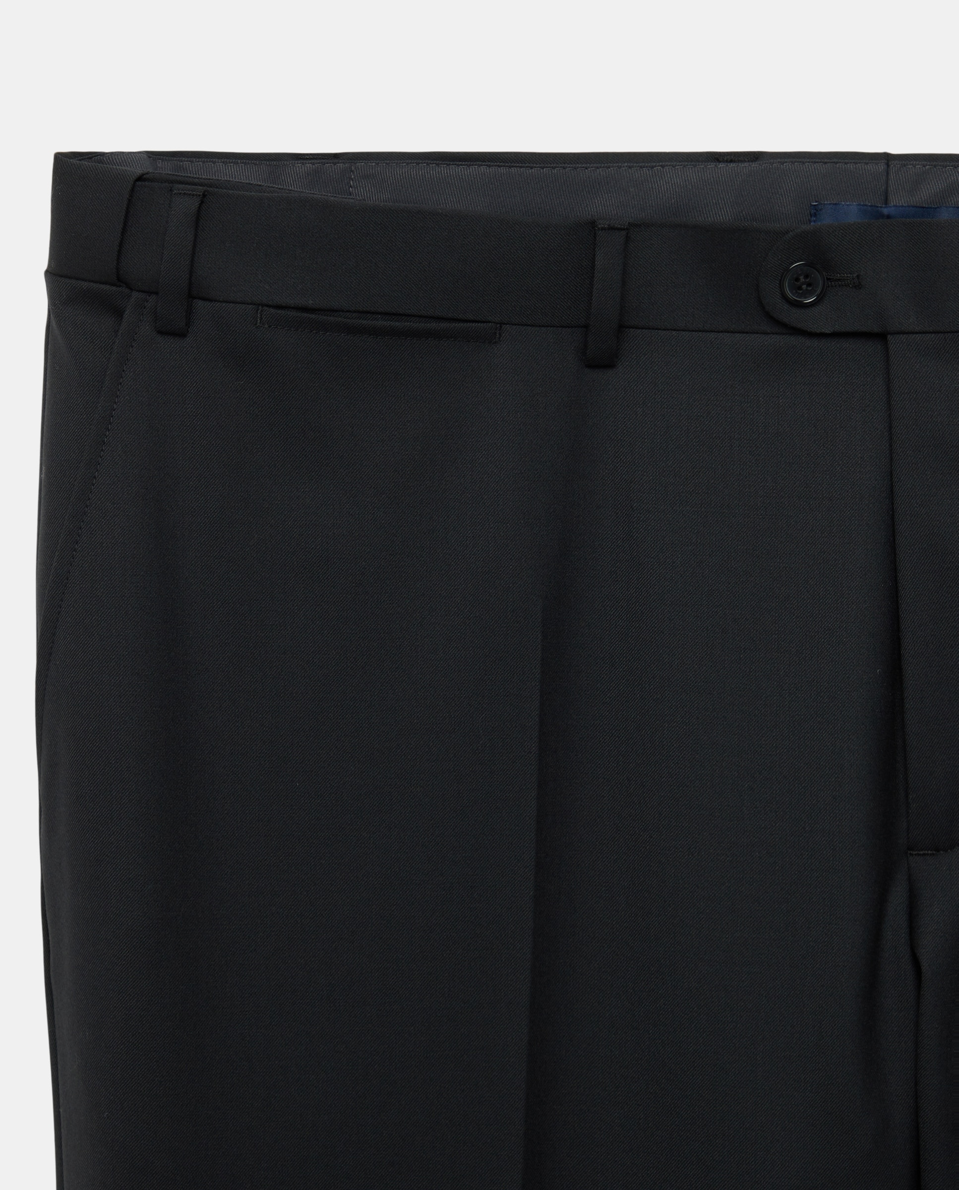 Calças de Fato Tamanhos Grandes Separate com Lavagem Preto-6