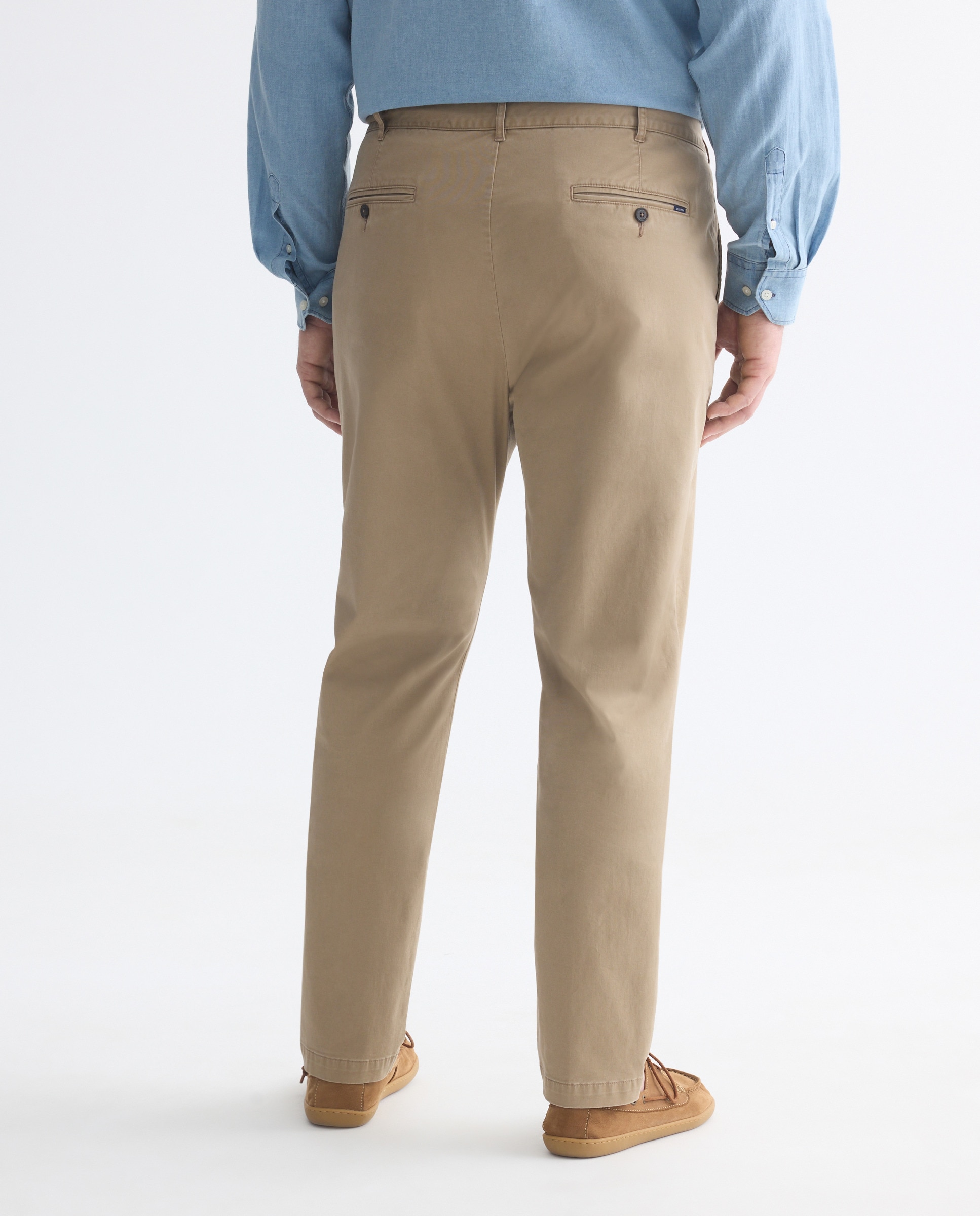 Calças Desportivas Básicas Slim Camel-3