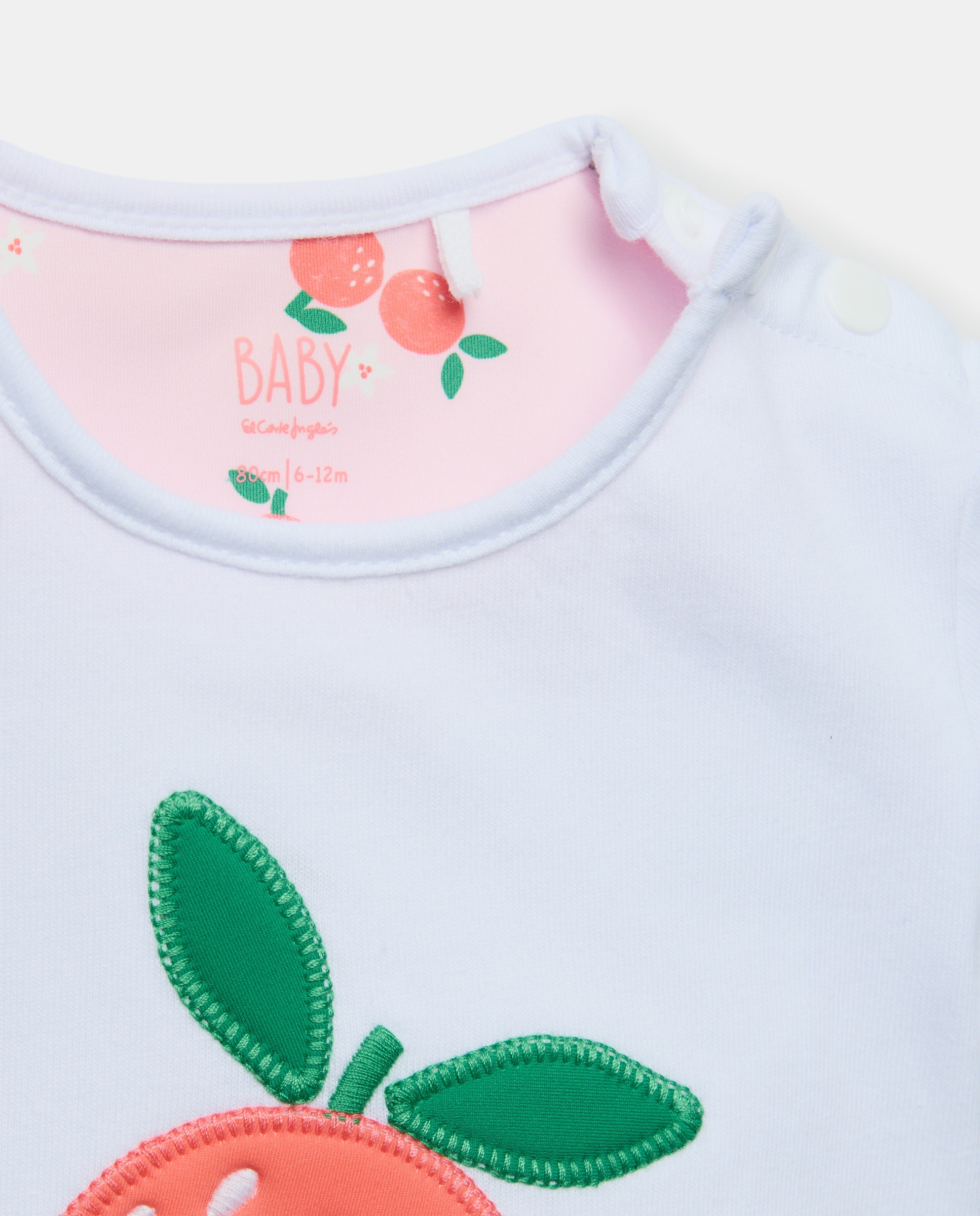 T-shirt de Banho de Bebé Rosa-3