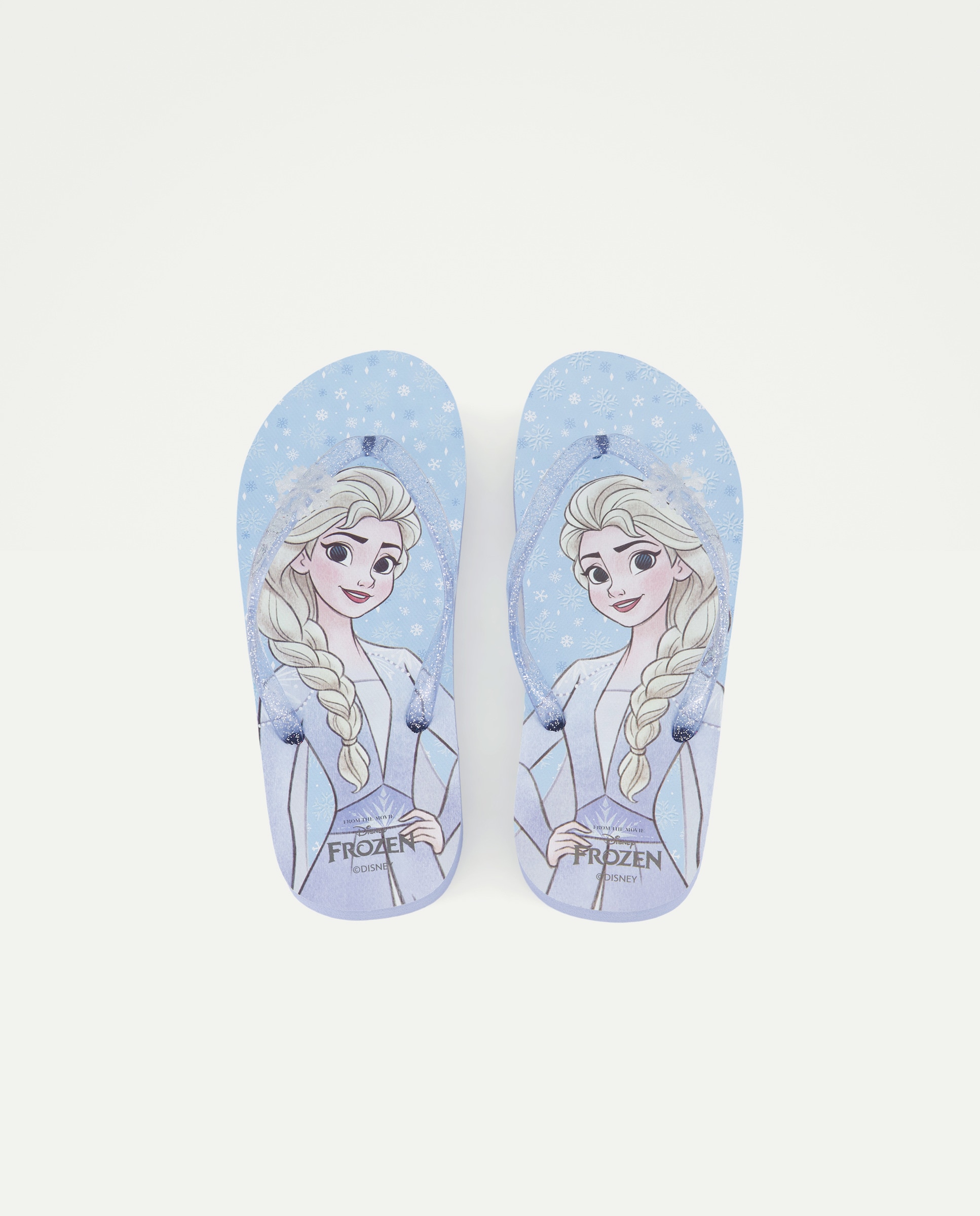 Chinelos Flip Flop Frozen Azul-4