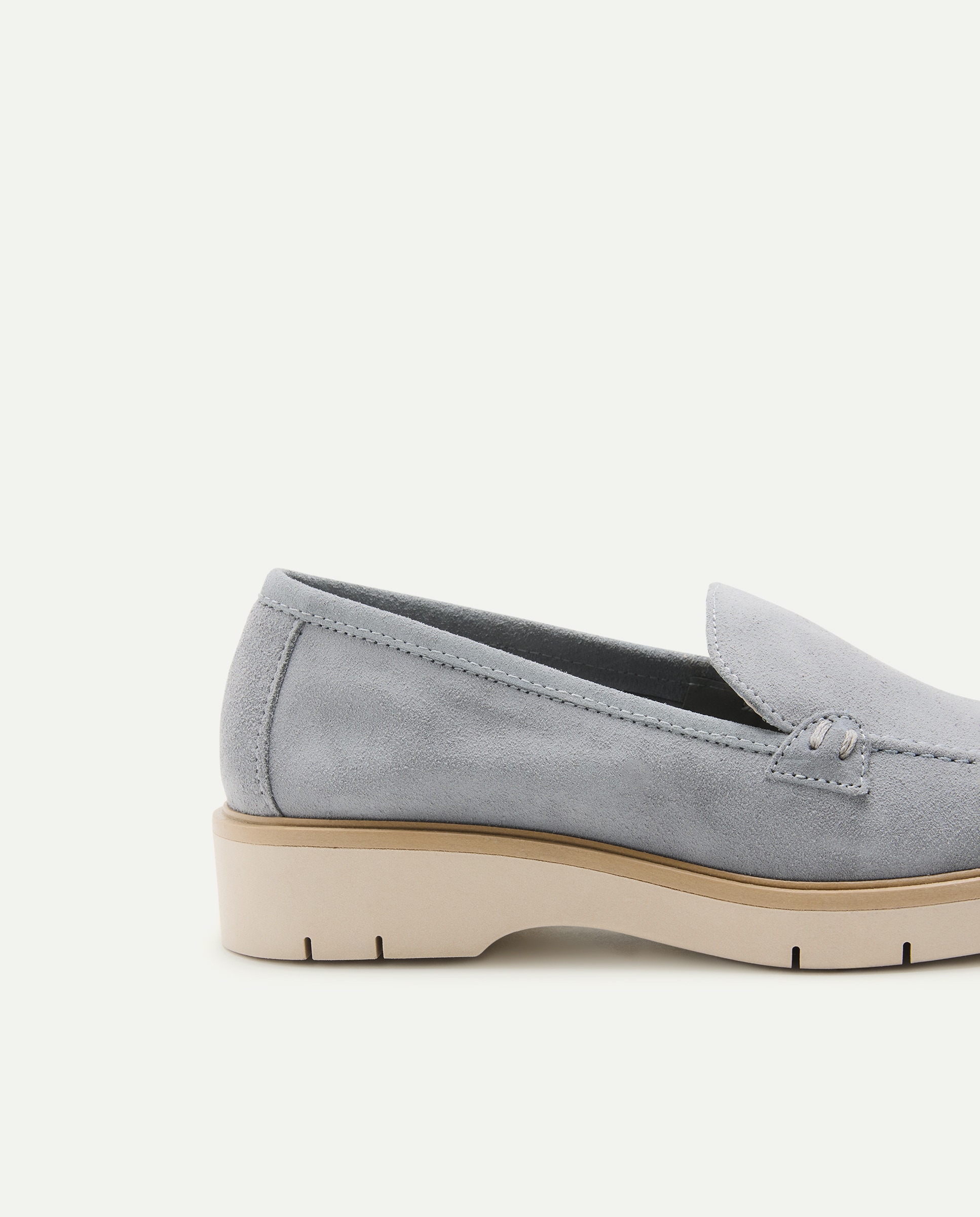 Sapatos Rasos Tipo Mocassins com Topete 400 Azul-5