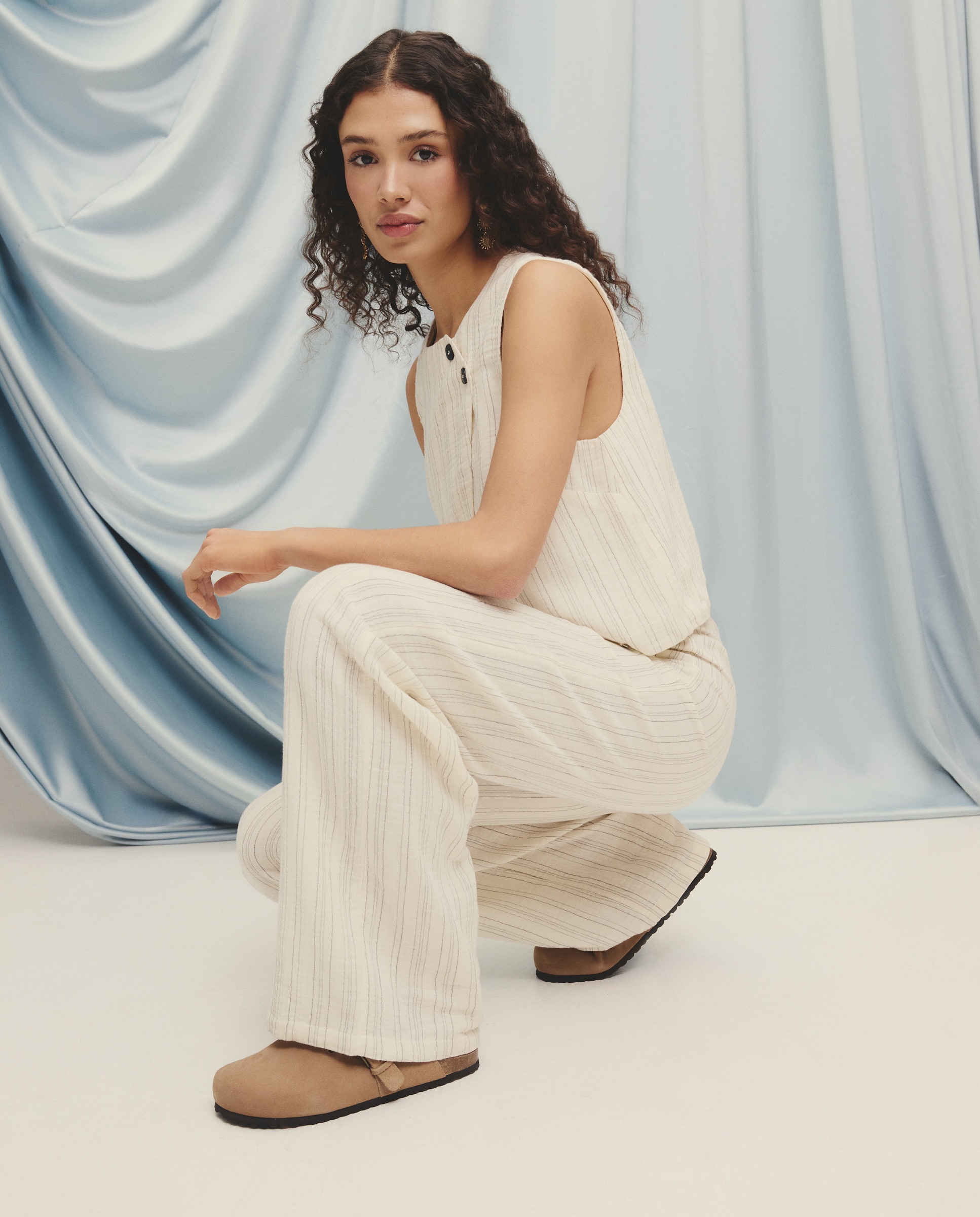 Socas em Pele com Fivela 730 Camel-6