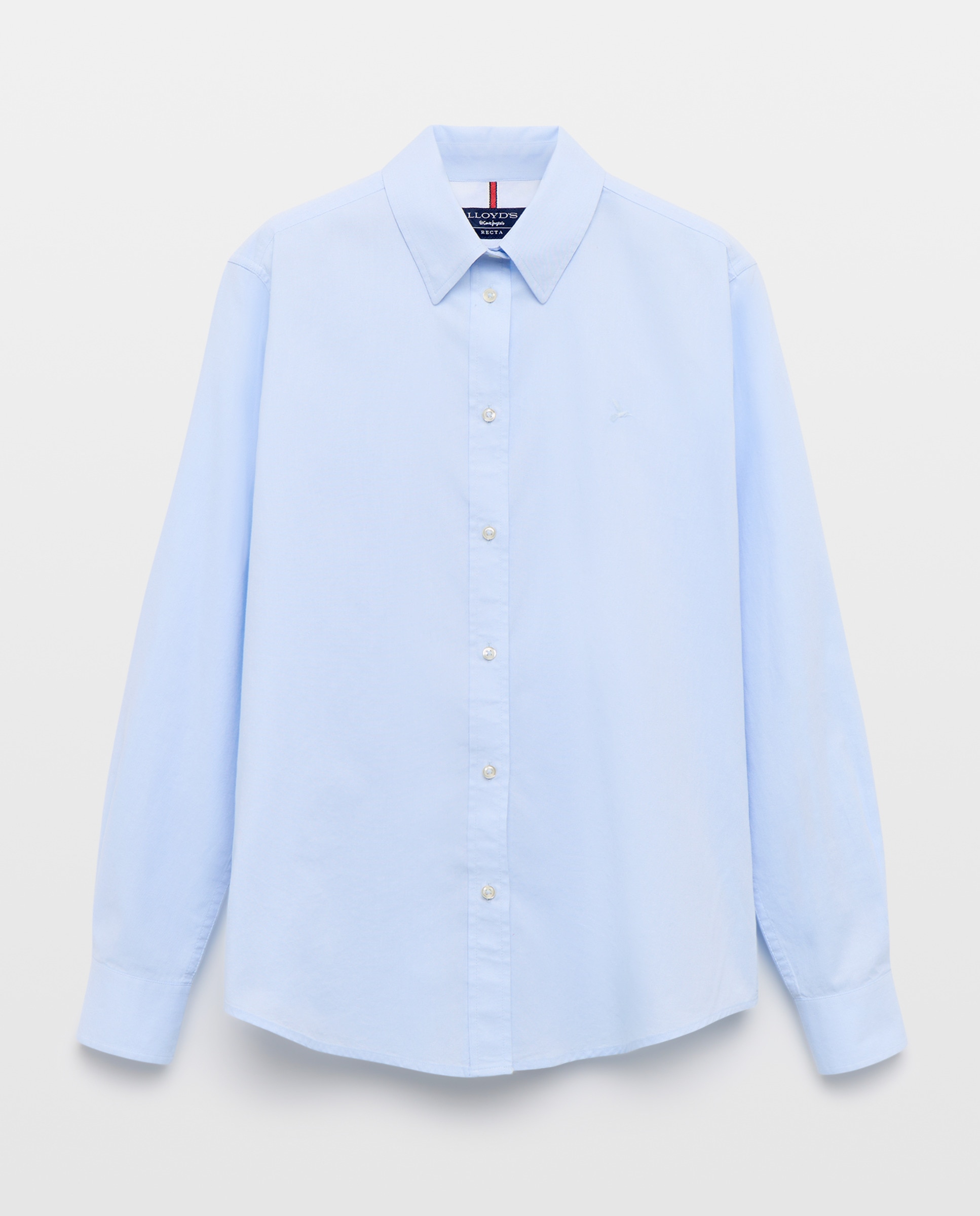 Camisa comprida com manga comprida 400 Azul-4