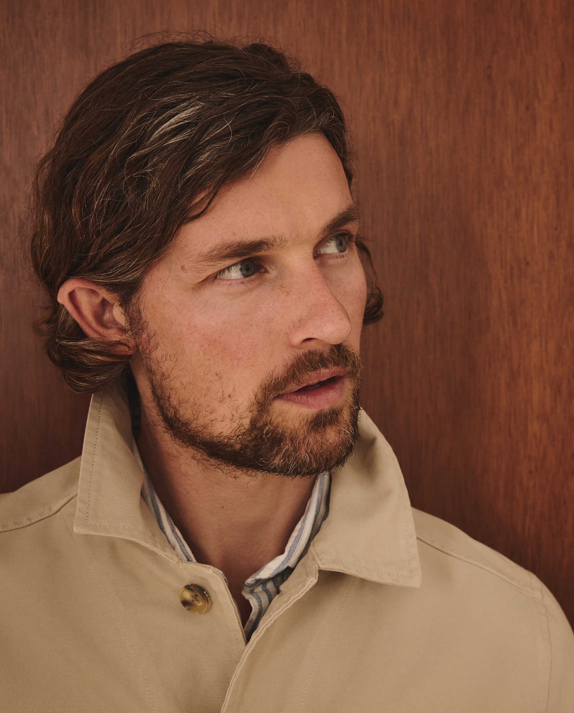 Casaco de homem Taupe-2