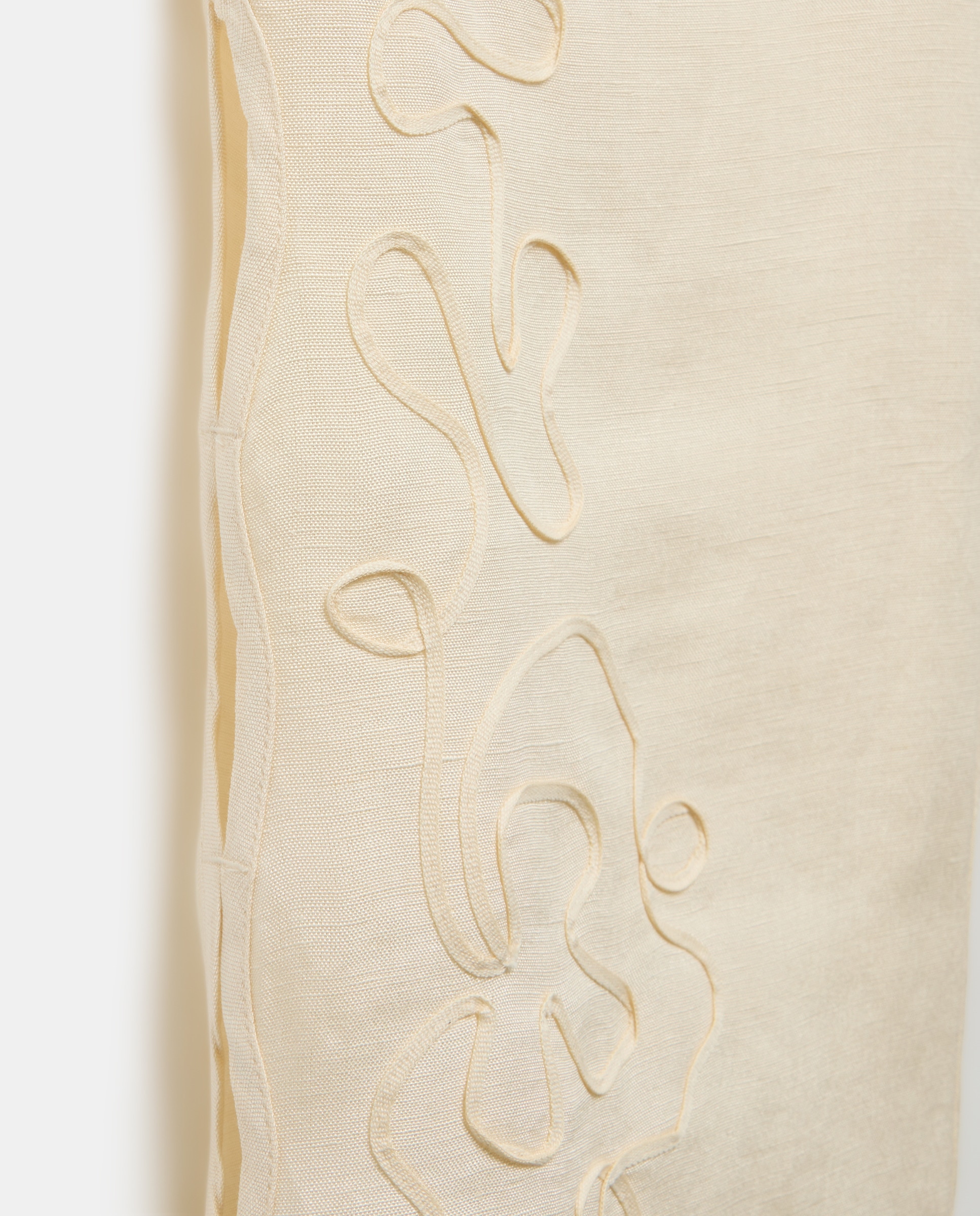 Pantalón de mujer mezcla lino bordado · Tintoretto · El Corte Inglés