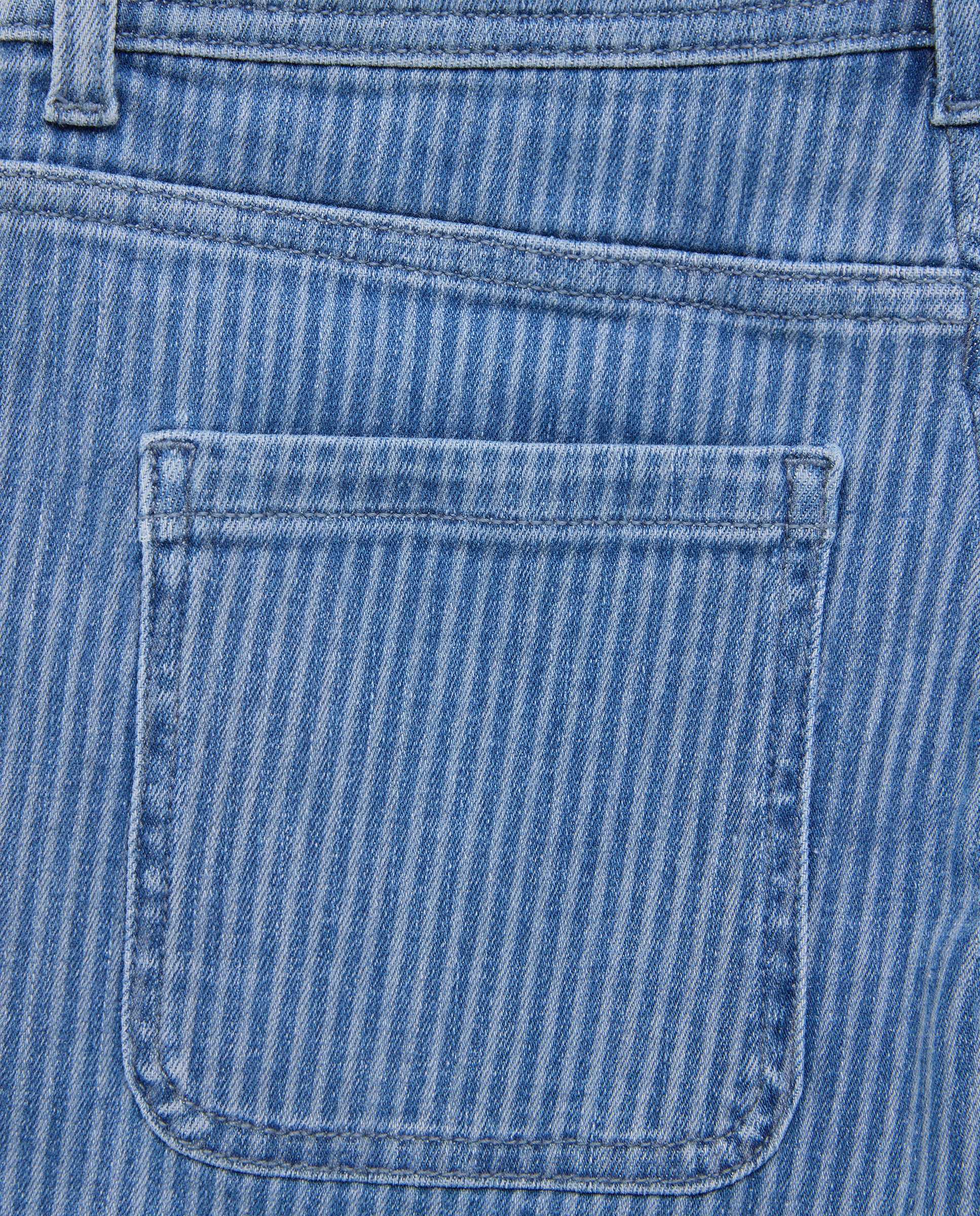 Calções Lisos de Algodão Índigo-5