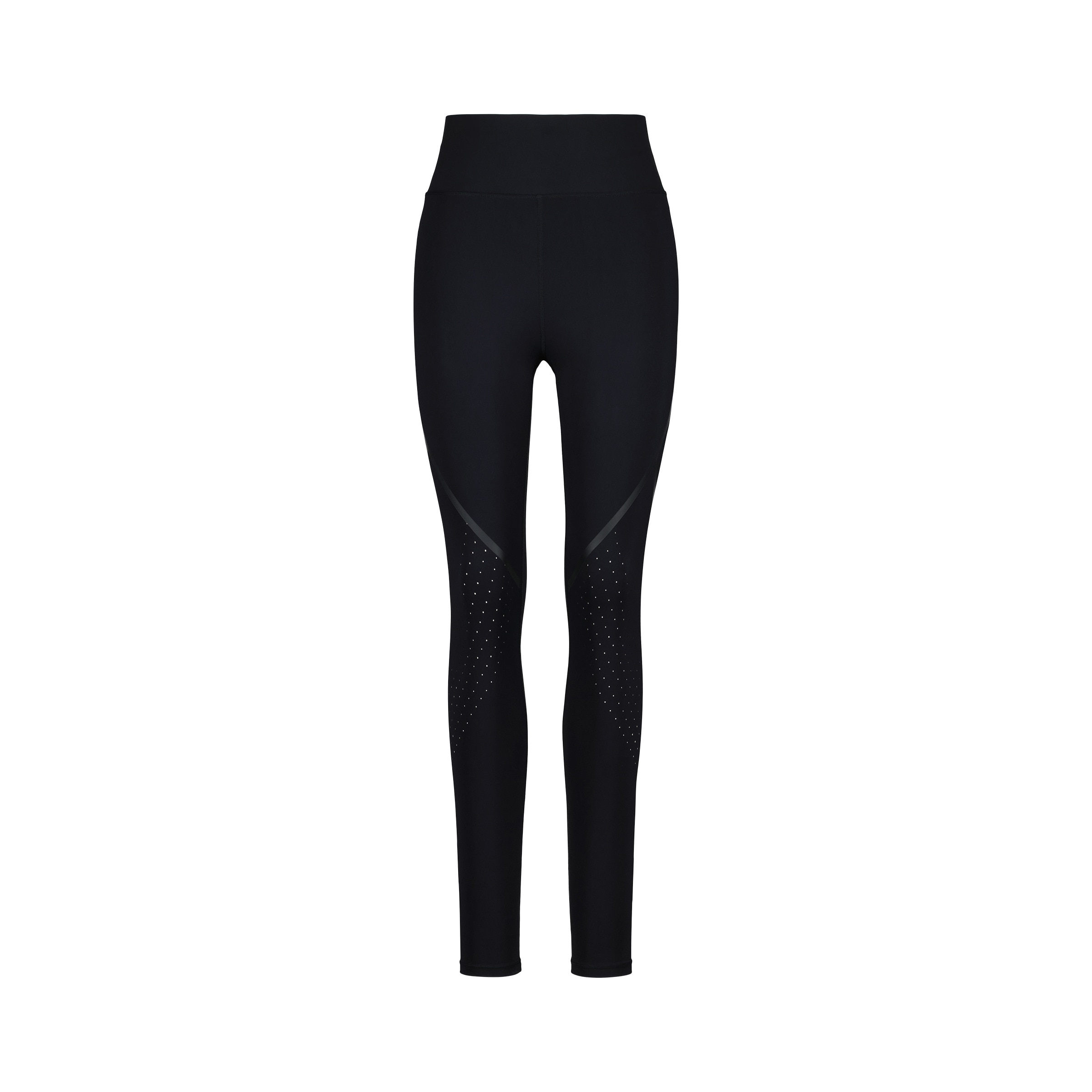 Leggings de Cintura Subida de Training de Mulher Preto-4