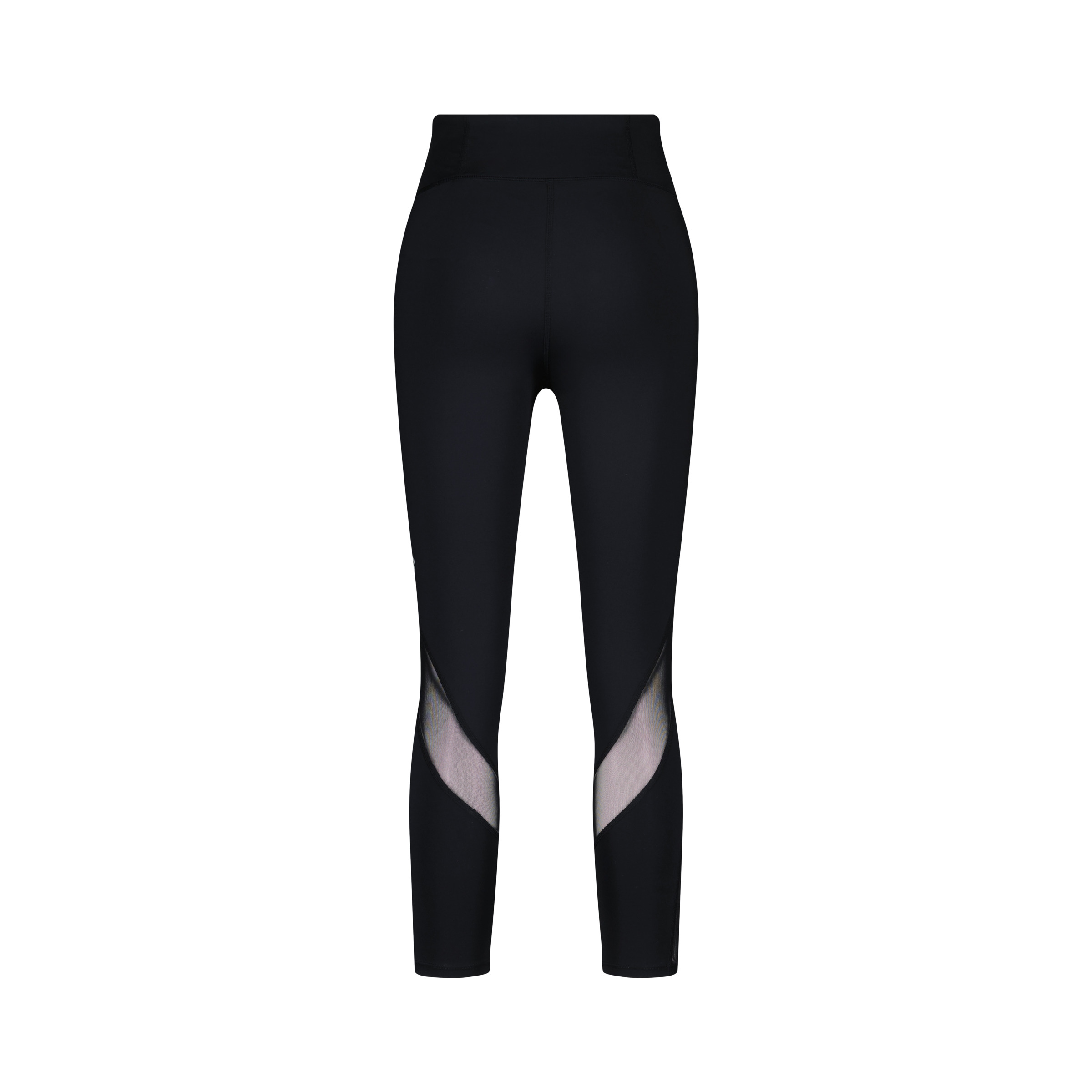 Leggings 7/8 de Training de Mulher com Mesh Preto-5