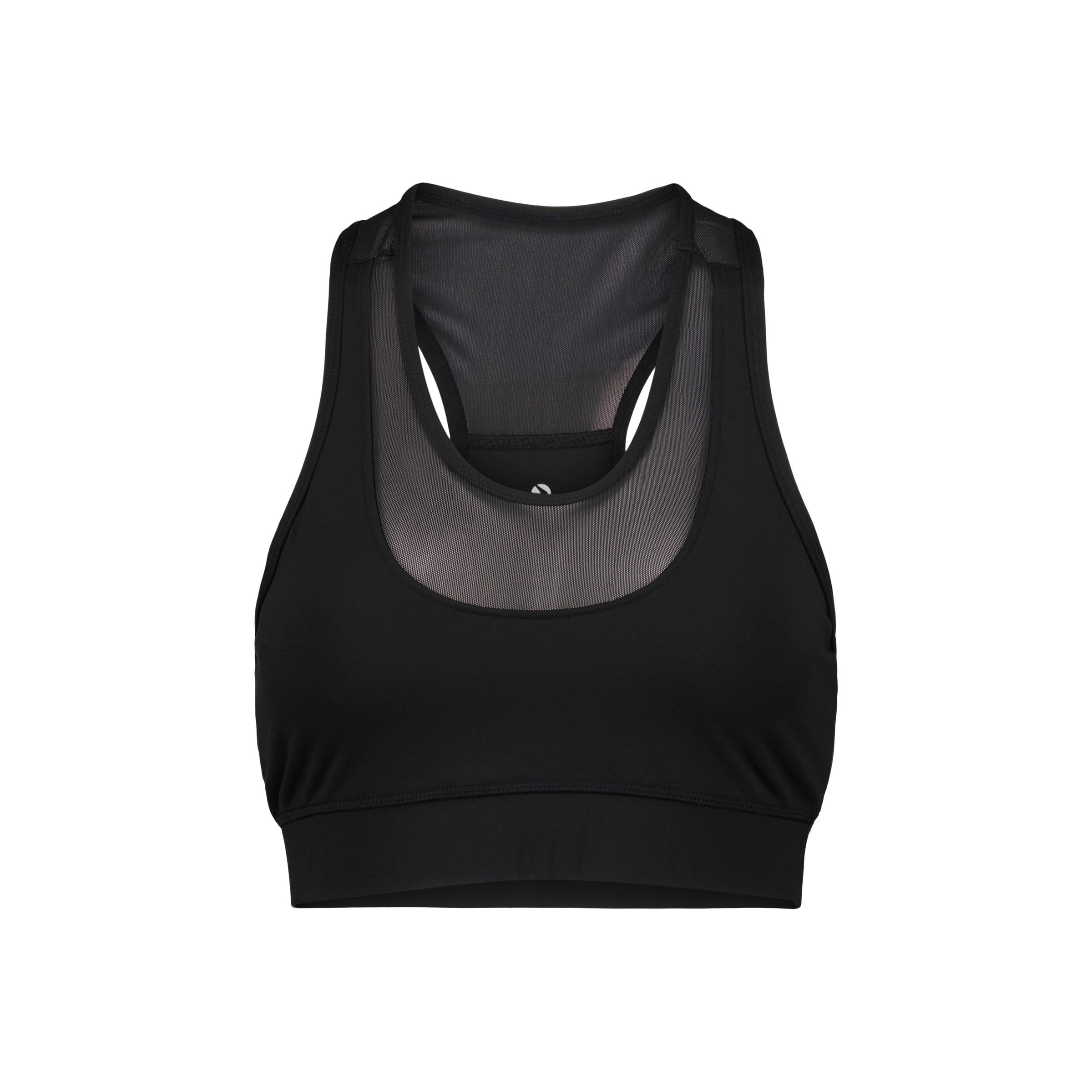 Top de Training de Mulher com Mesh Preto-4