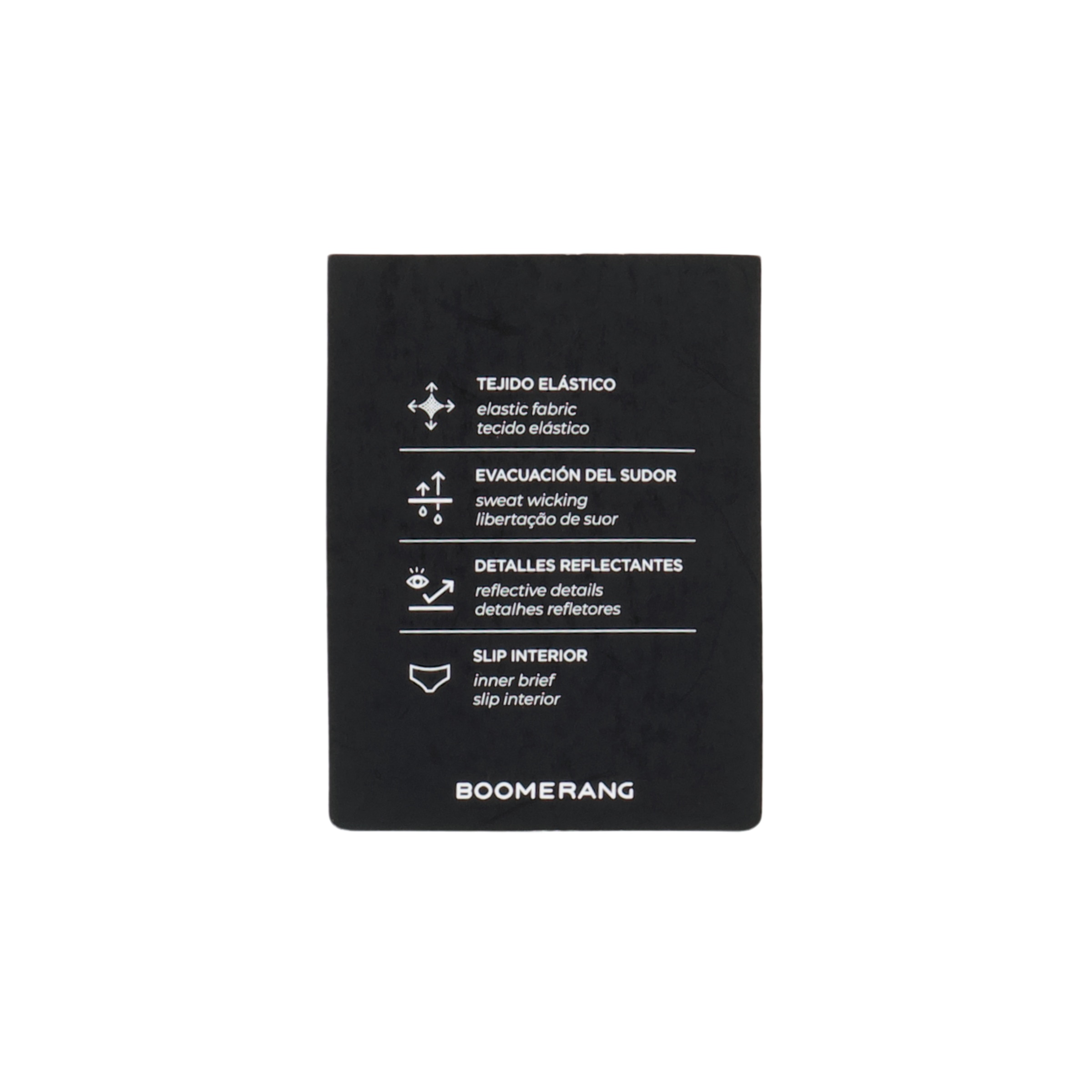 Calções de 3" de Running de Homem Preto-6