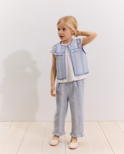 Imagem 0 de Colete Vichy com Bordado