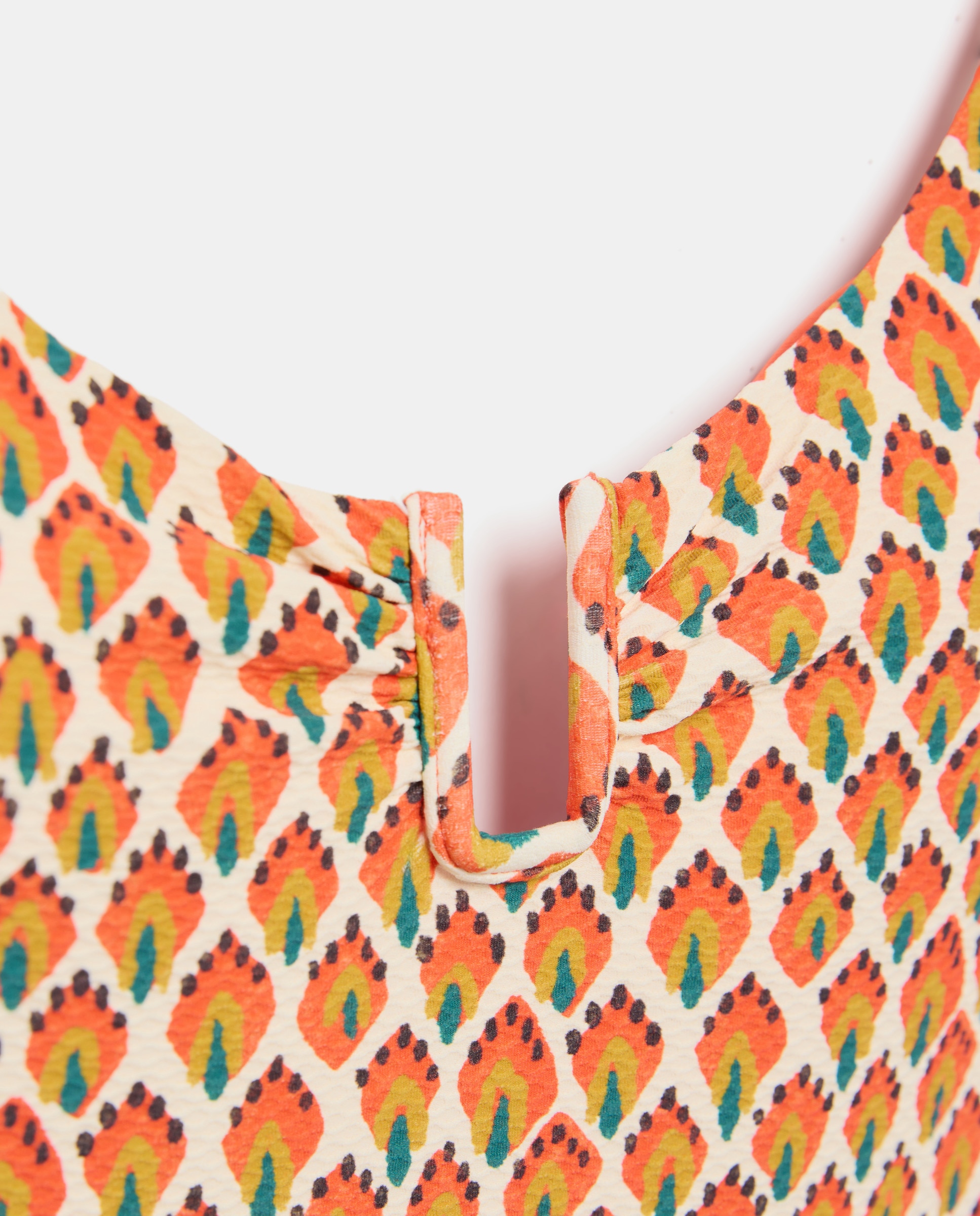 Fato de Banho com Estampado de Ananases Multicolor-5