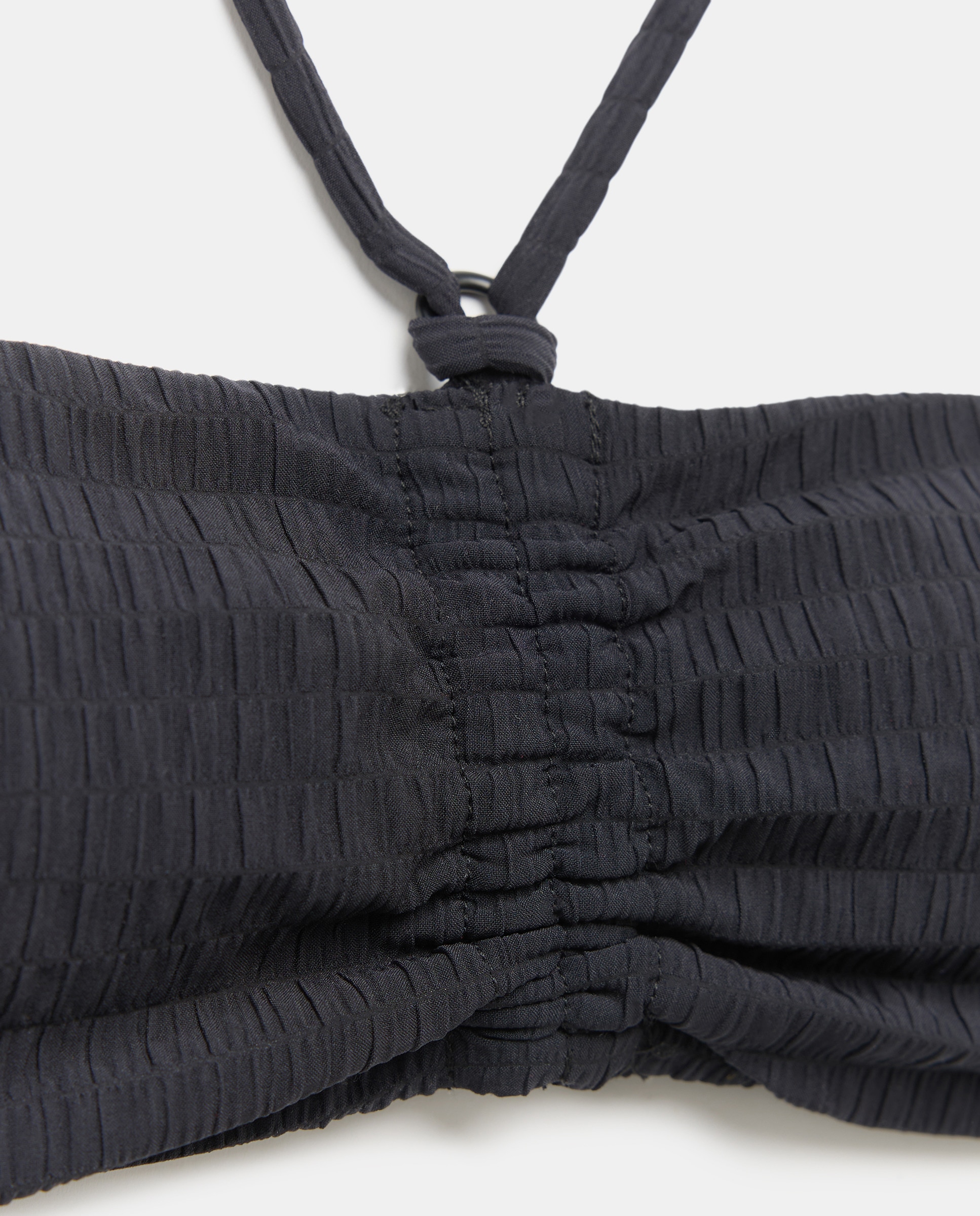 Biquíni Bandeau com Copa B Preto-5