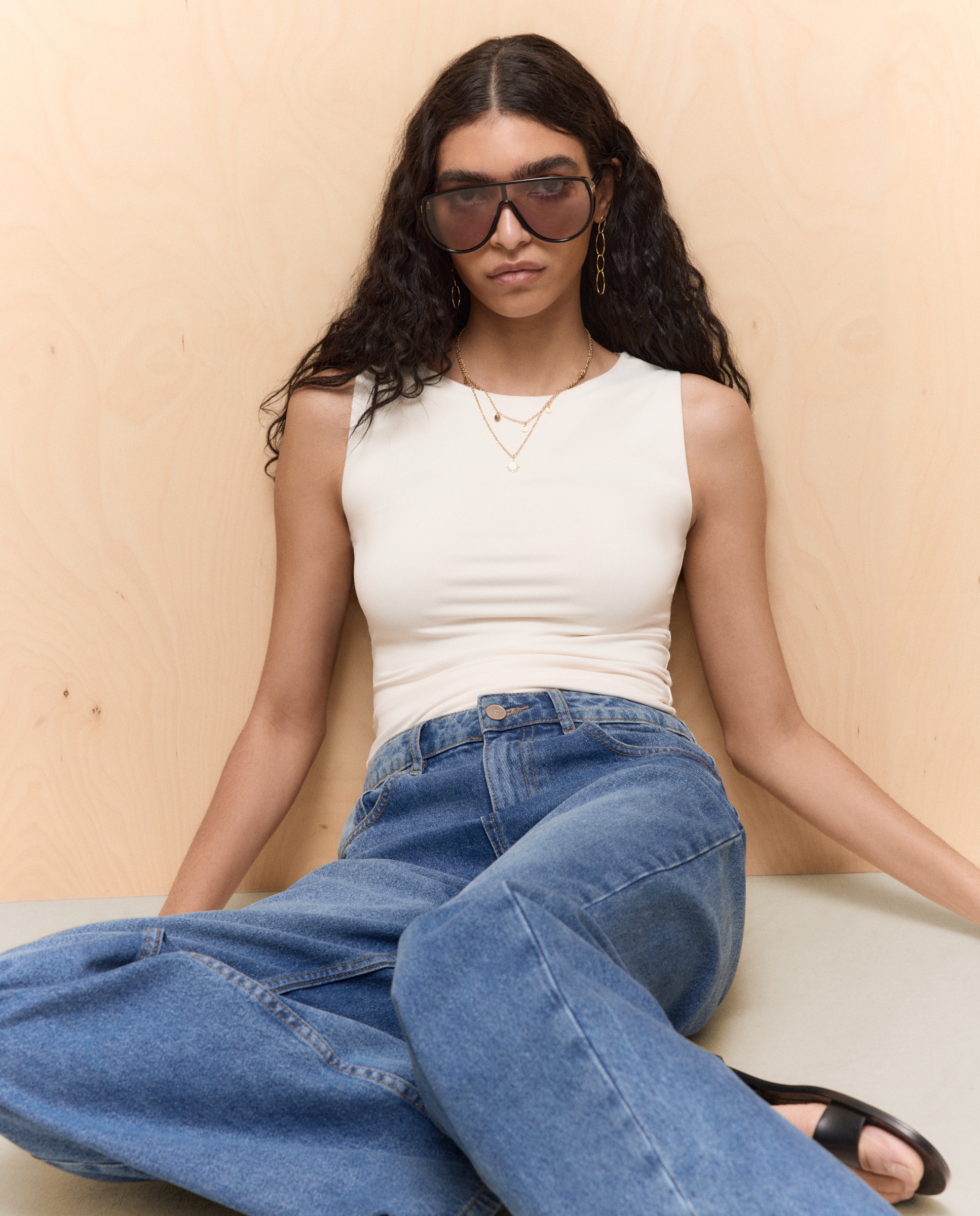 Imagem 0 de T-shirt Lisa sem Mangas