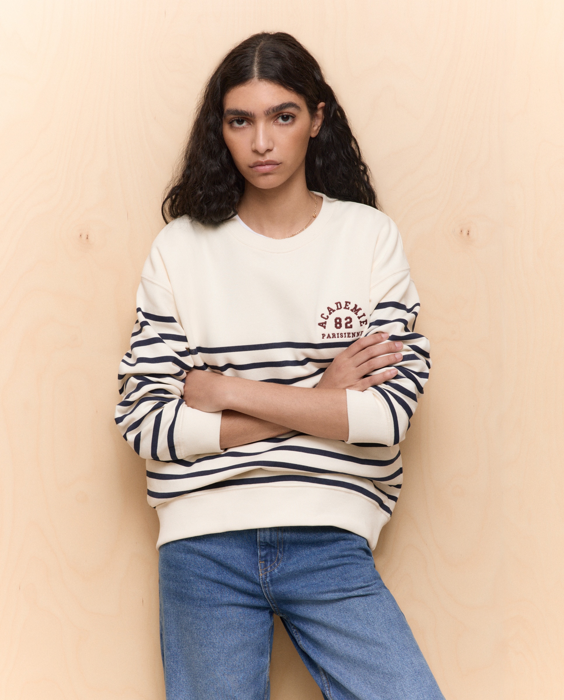 Sweatshirt Lisa de Algodão Branco-1