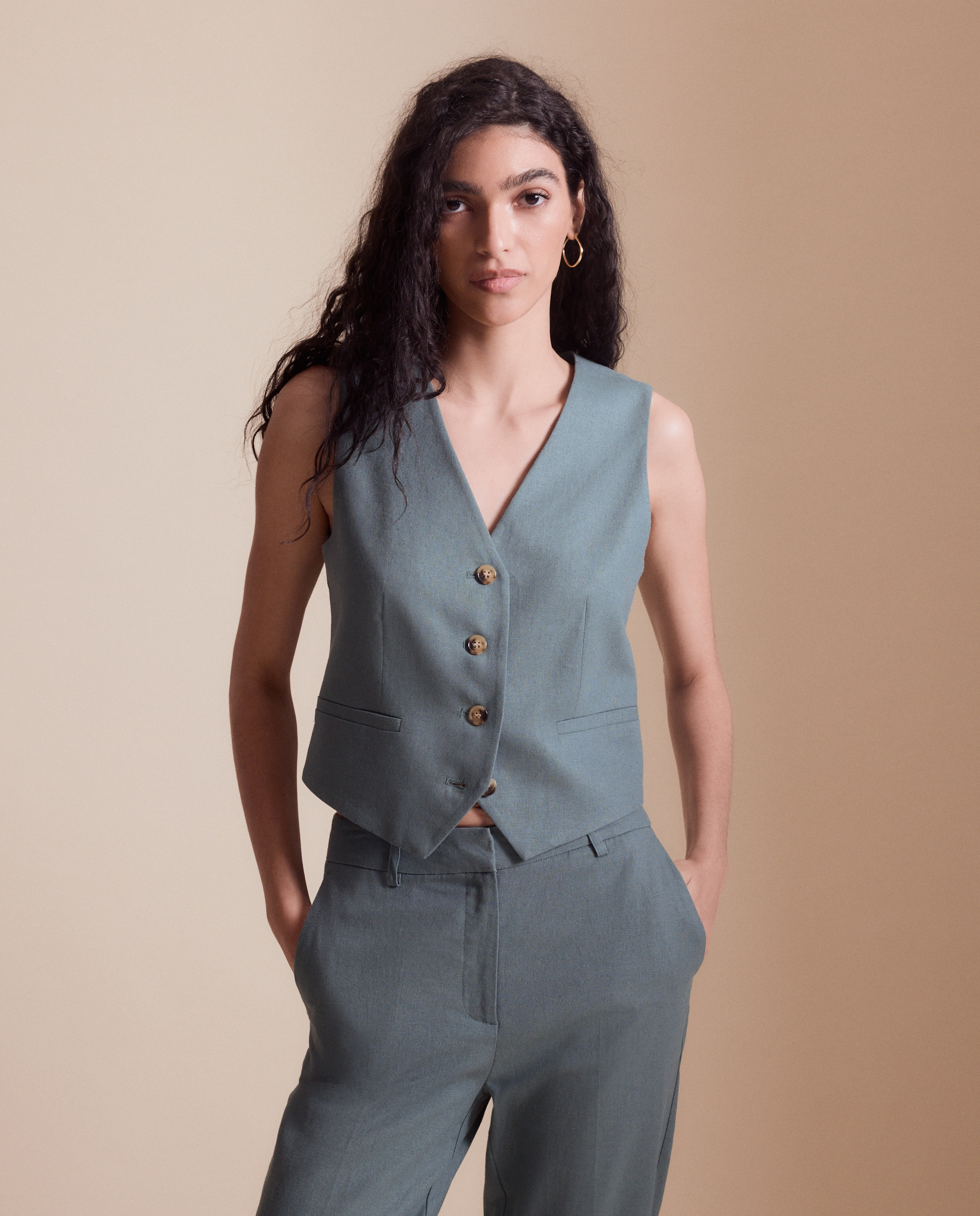 Imagem 0 de Colete de Linho