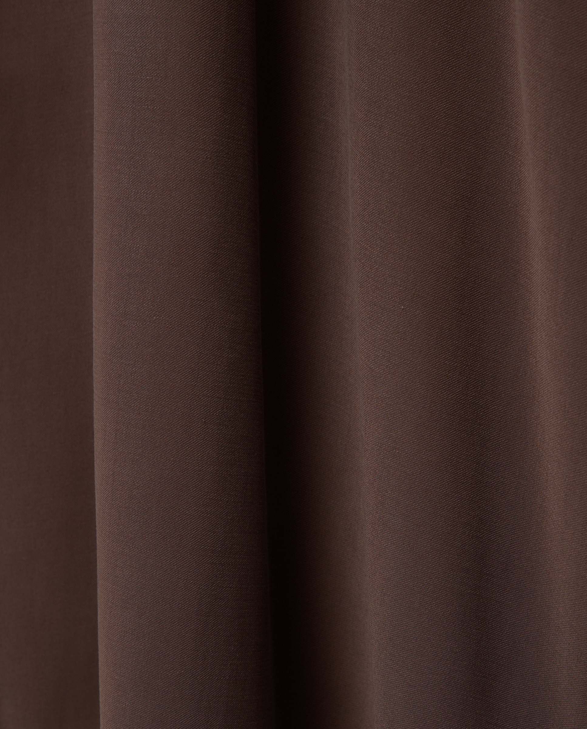 Vestido Comprido Fluido com Volume Chocolate-6