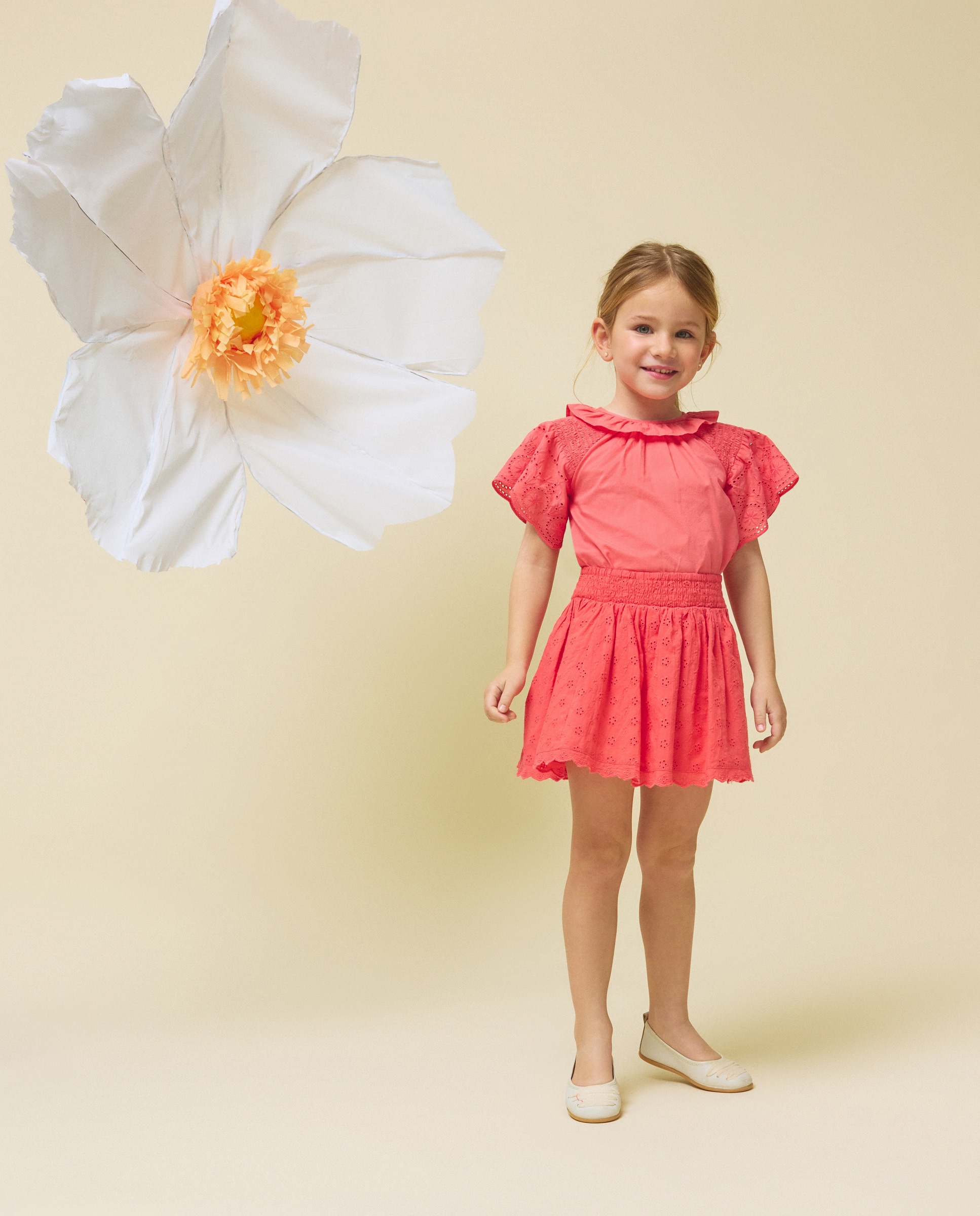 Blusa de Manga Curta Shiffly Kids El Corte Inglés 230 Rosa Escuro-2