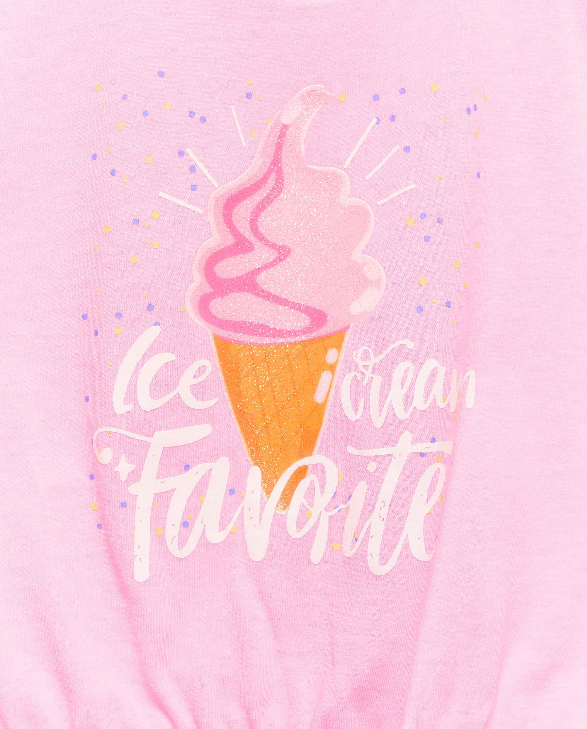 T-shirt de Alças com Elástico na Parte Inferior e Fantasia Kids El Corte Inglés Rosa-5
