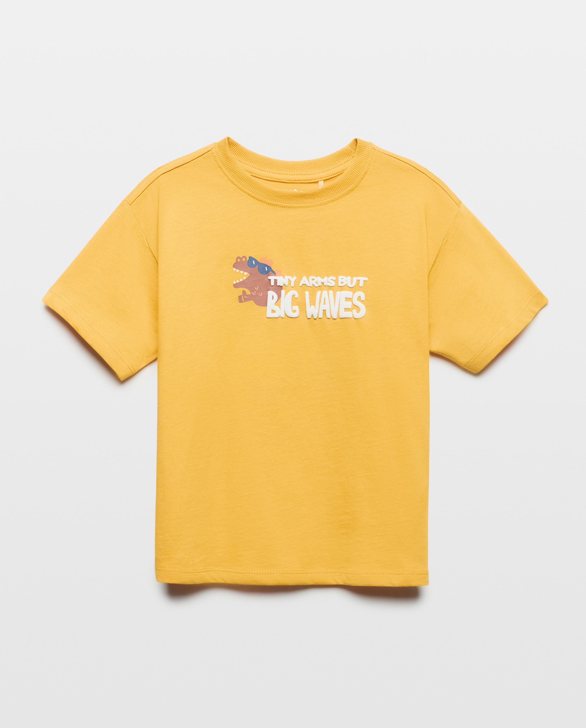 Imagem 0 de T-shirt de Manga Curta com Fantasia Gráfica e Detalhes Puffing