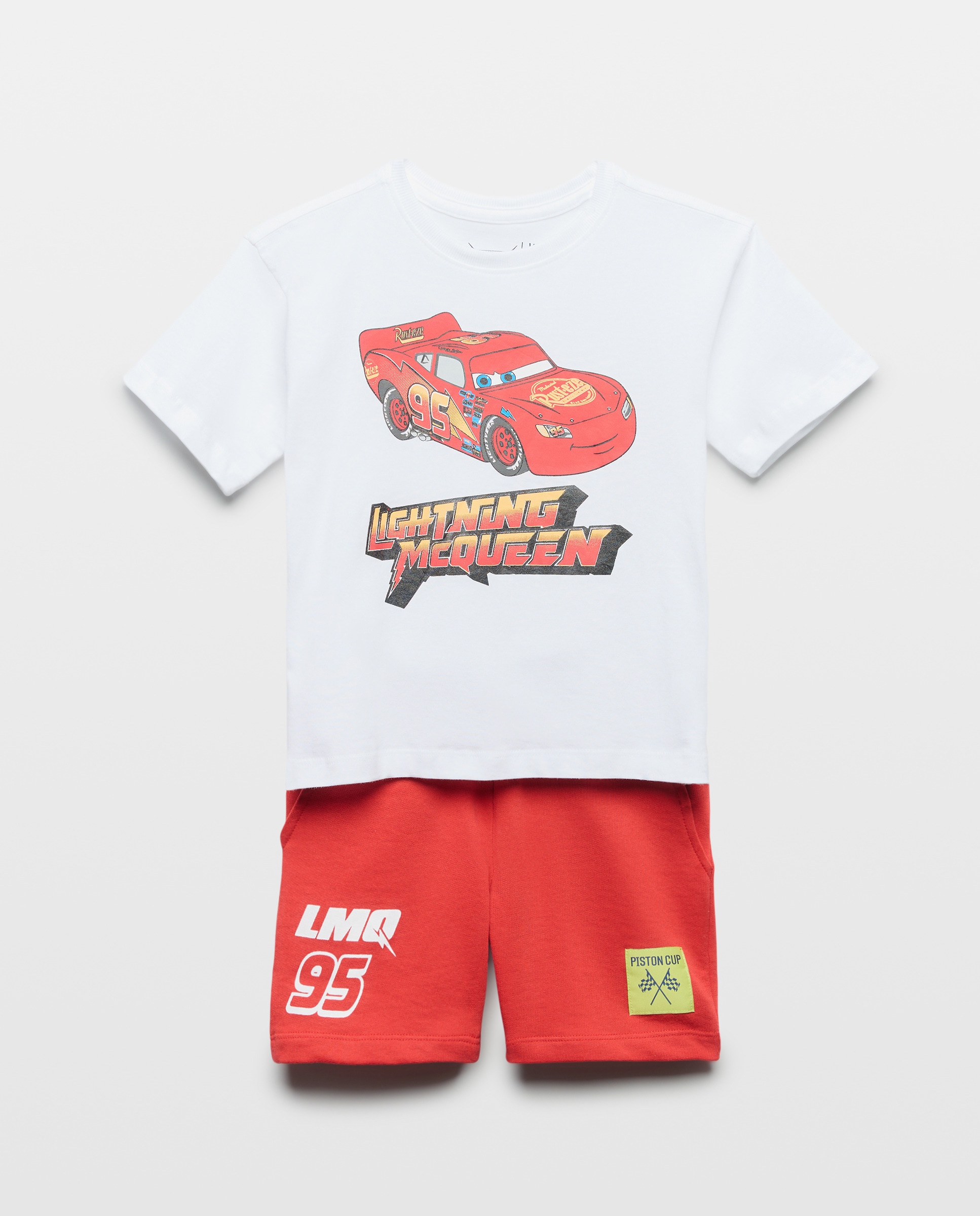 Conjunto de 2 Peças Curto com Estampado Carros Kids El Corte Inglés Multicolor-4