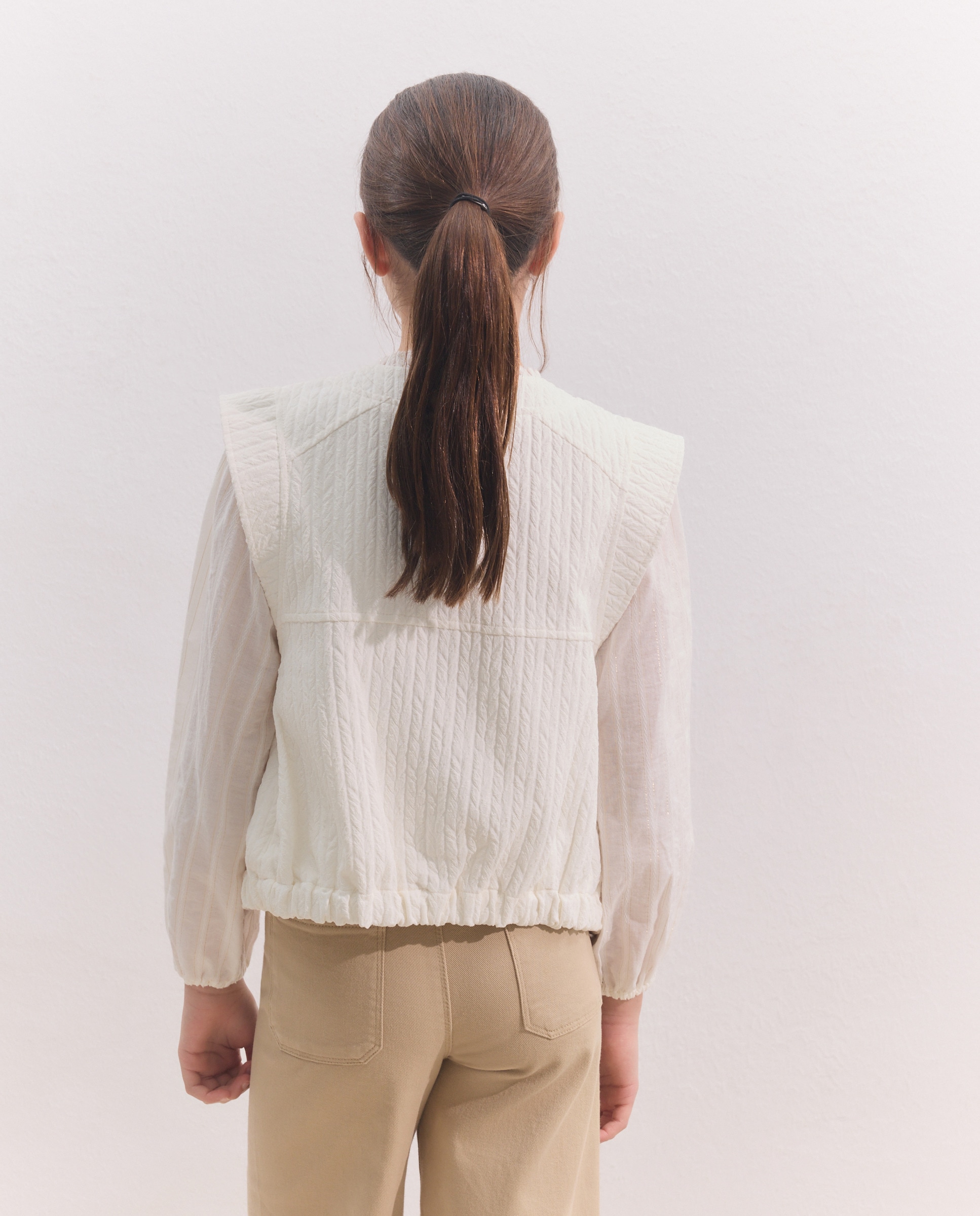 Colete com Cortes Ameixa-3