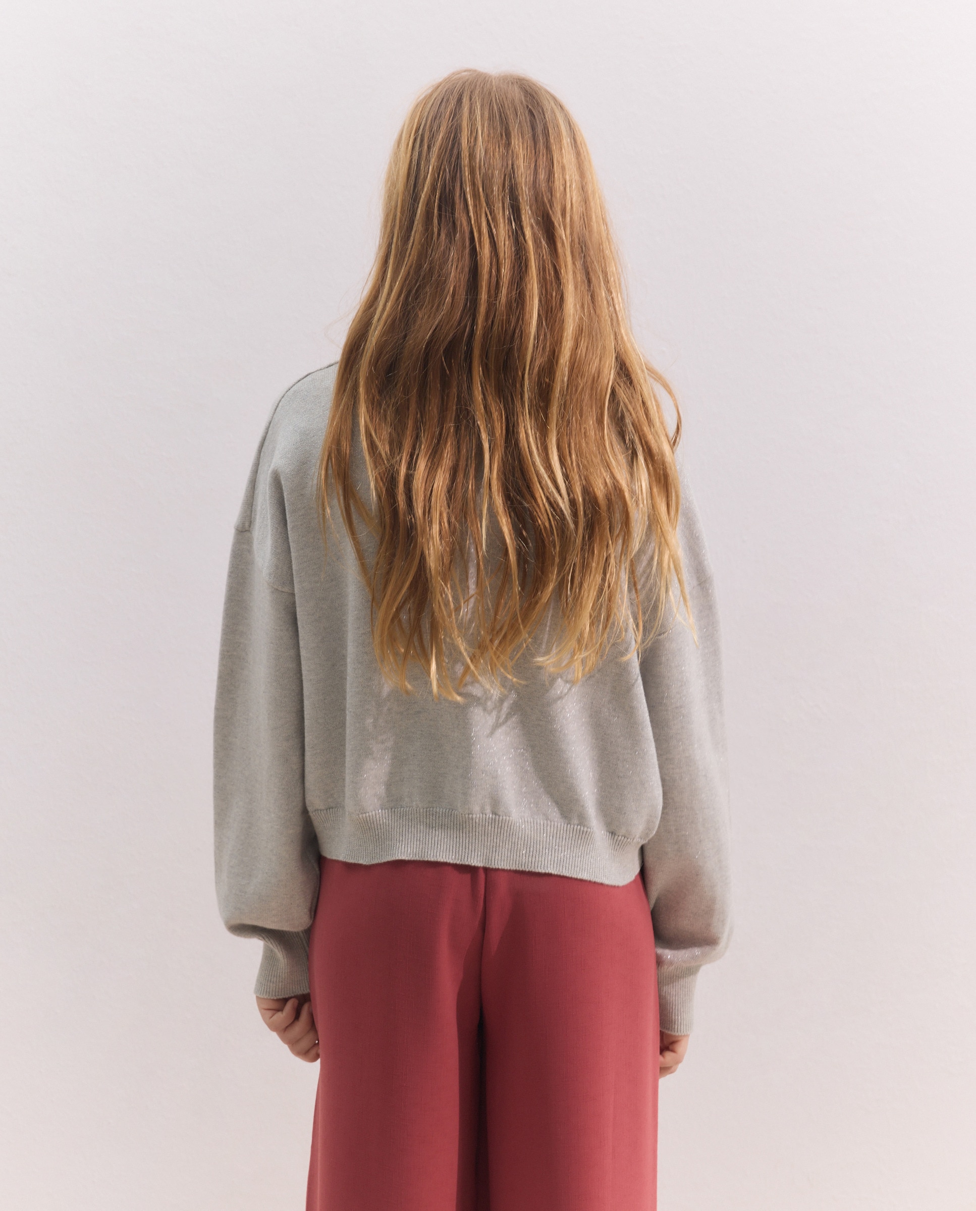 Casaco de Tricot com Laços Esmeralda-3