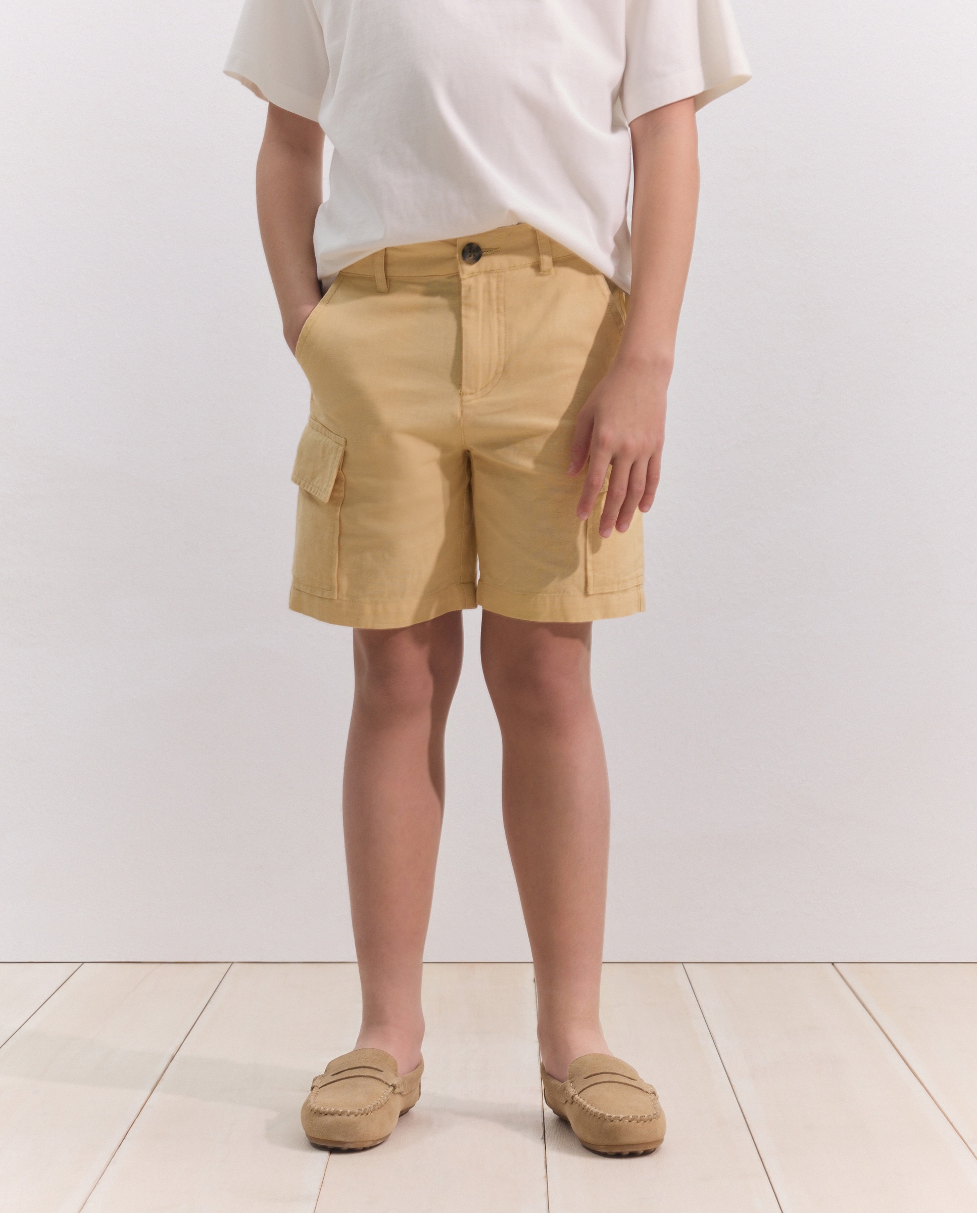Bermudas cargo Coconut El Corte Inglés 730 Camel-2