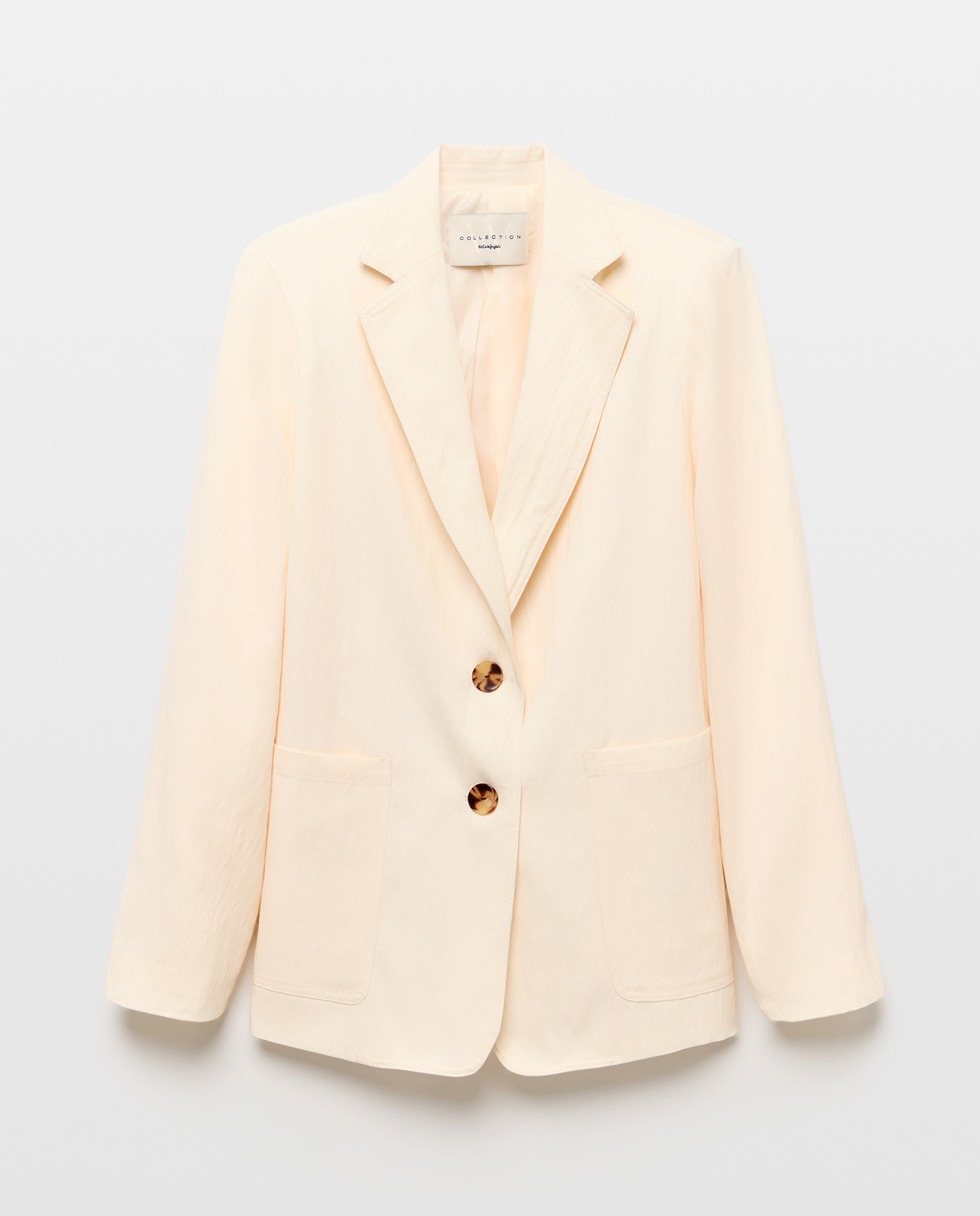 Imagen 0 de Blazer de mujer lisa de crinkle