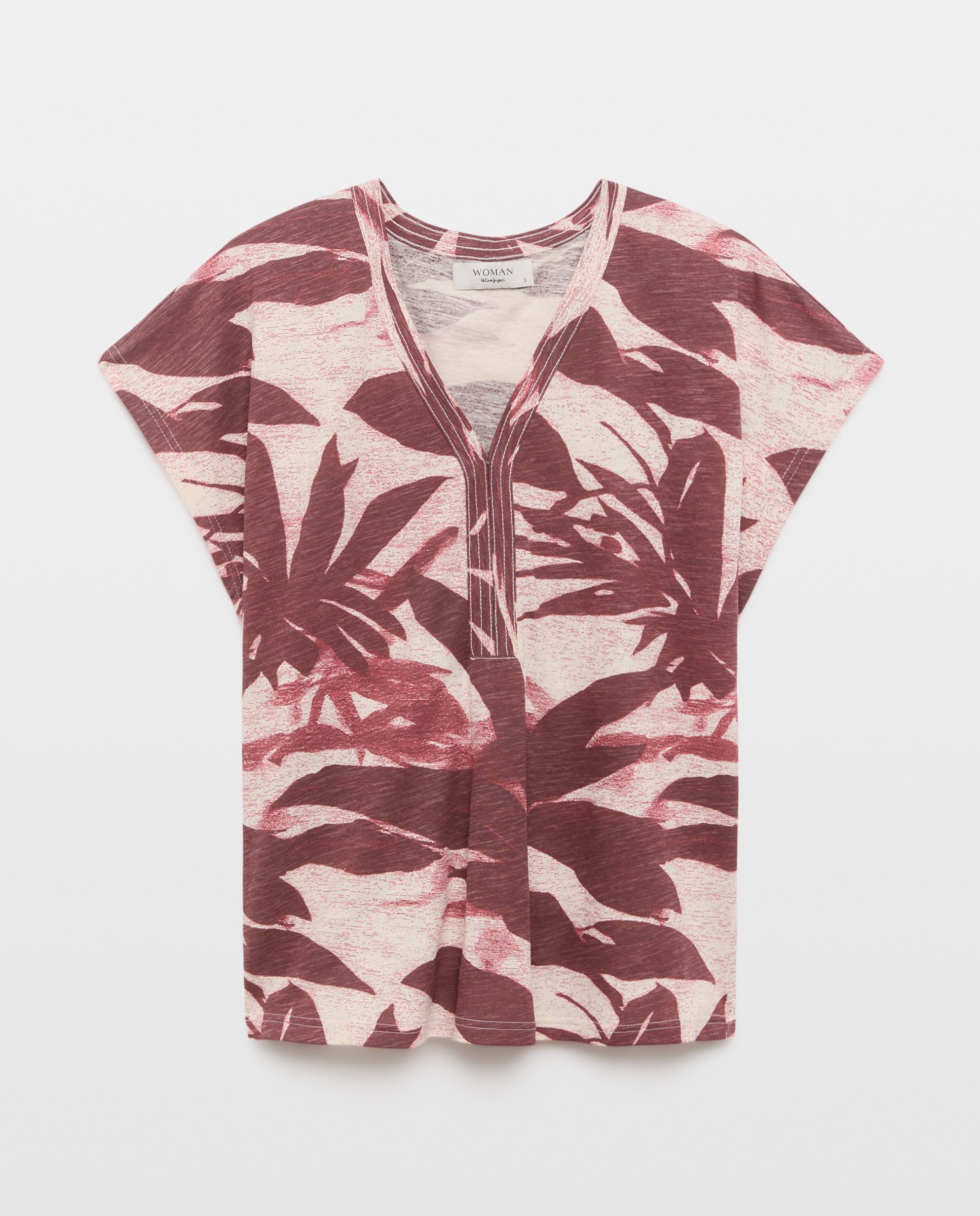 Imagem 0 de T-shirt de Manga Curta Estampada