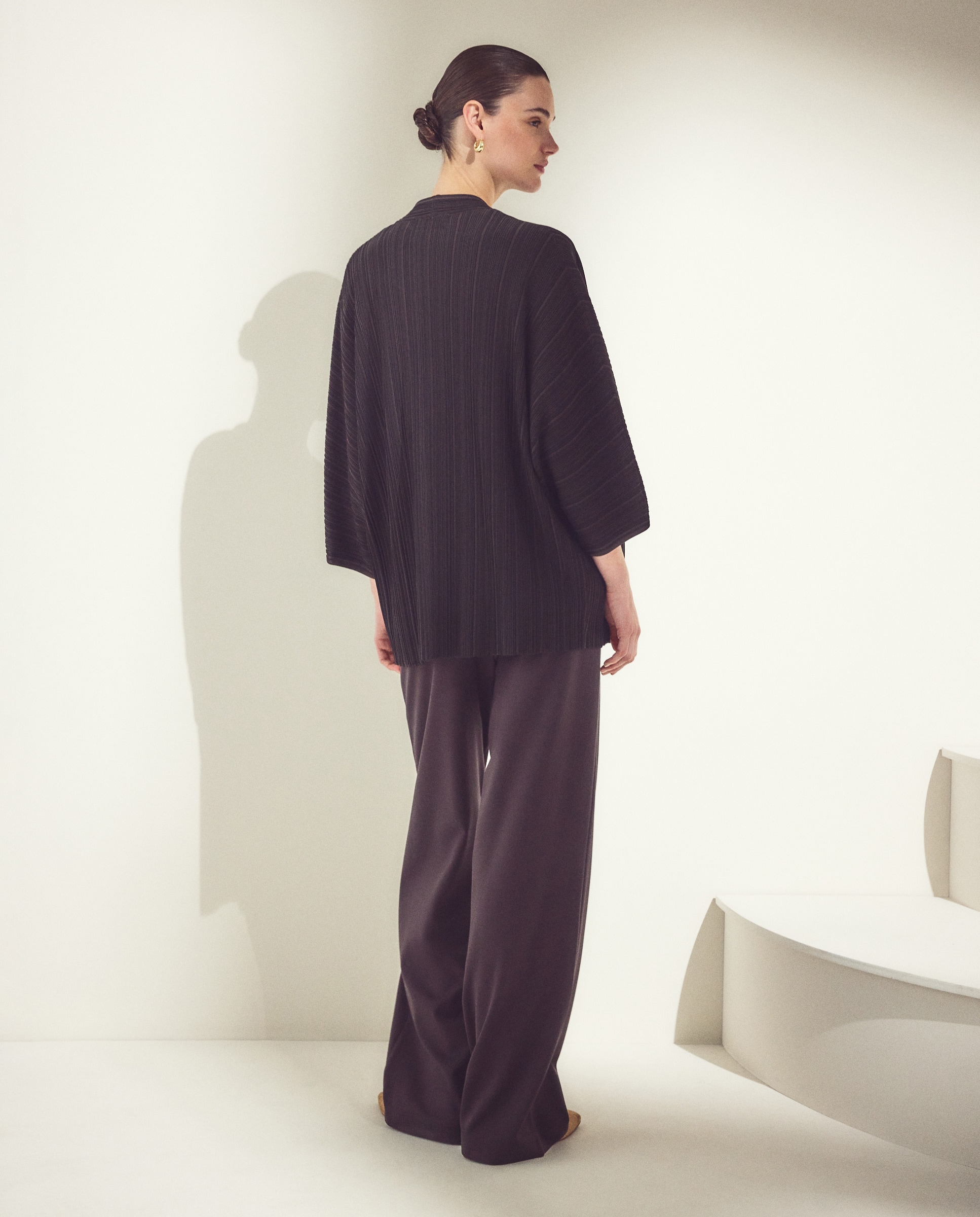 Casaco Links Bicolor Castanho-2