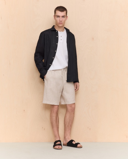 Imagem 0 de Bermudas Chino de Linho