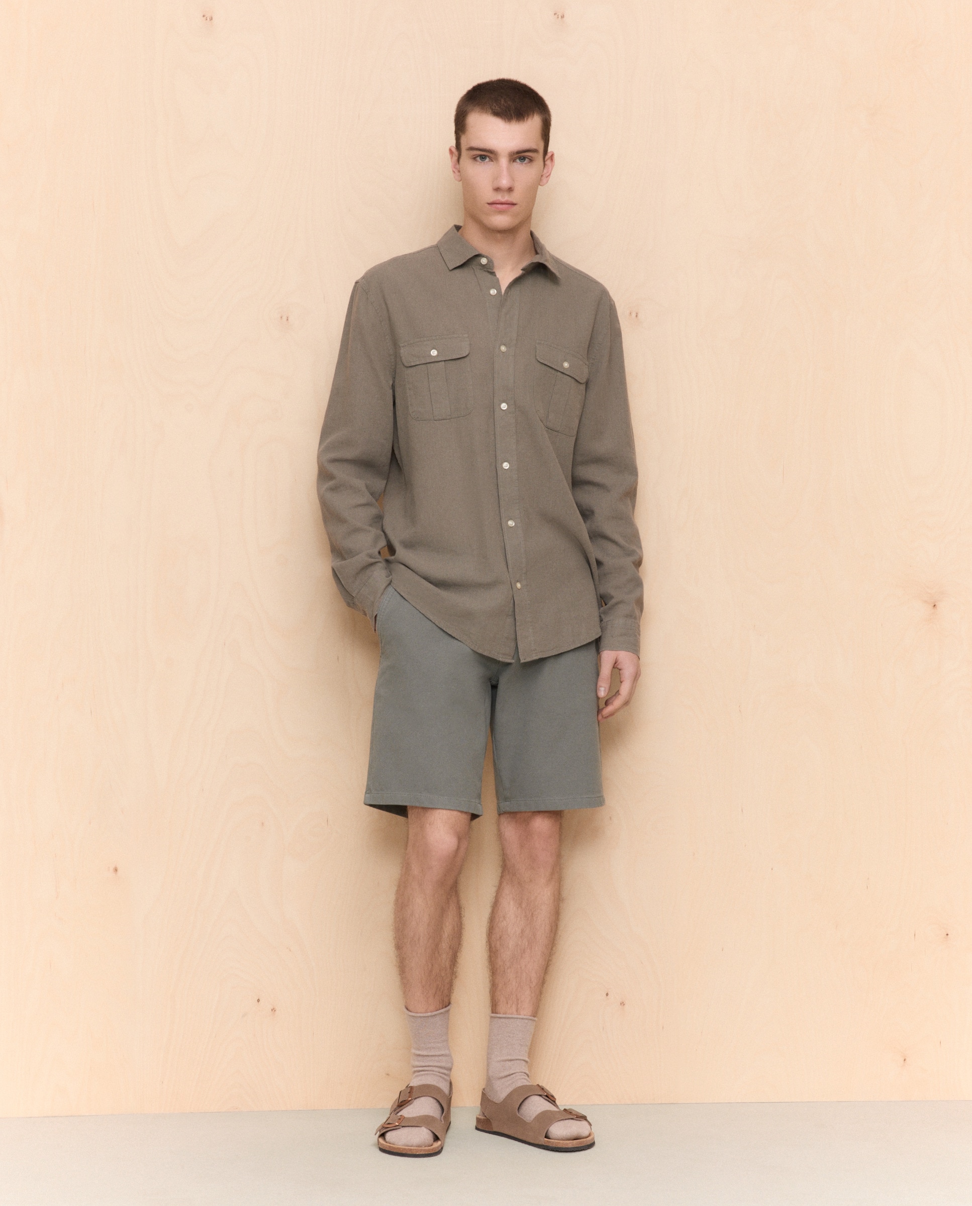 Imagem 0 de Bermudas Chino de Algodão Bi-stretch