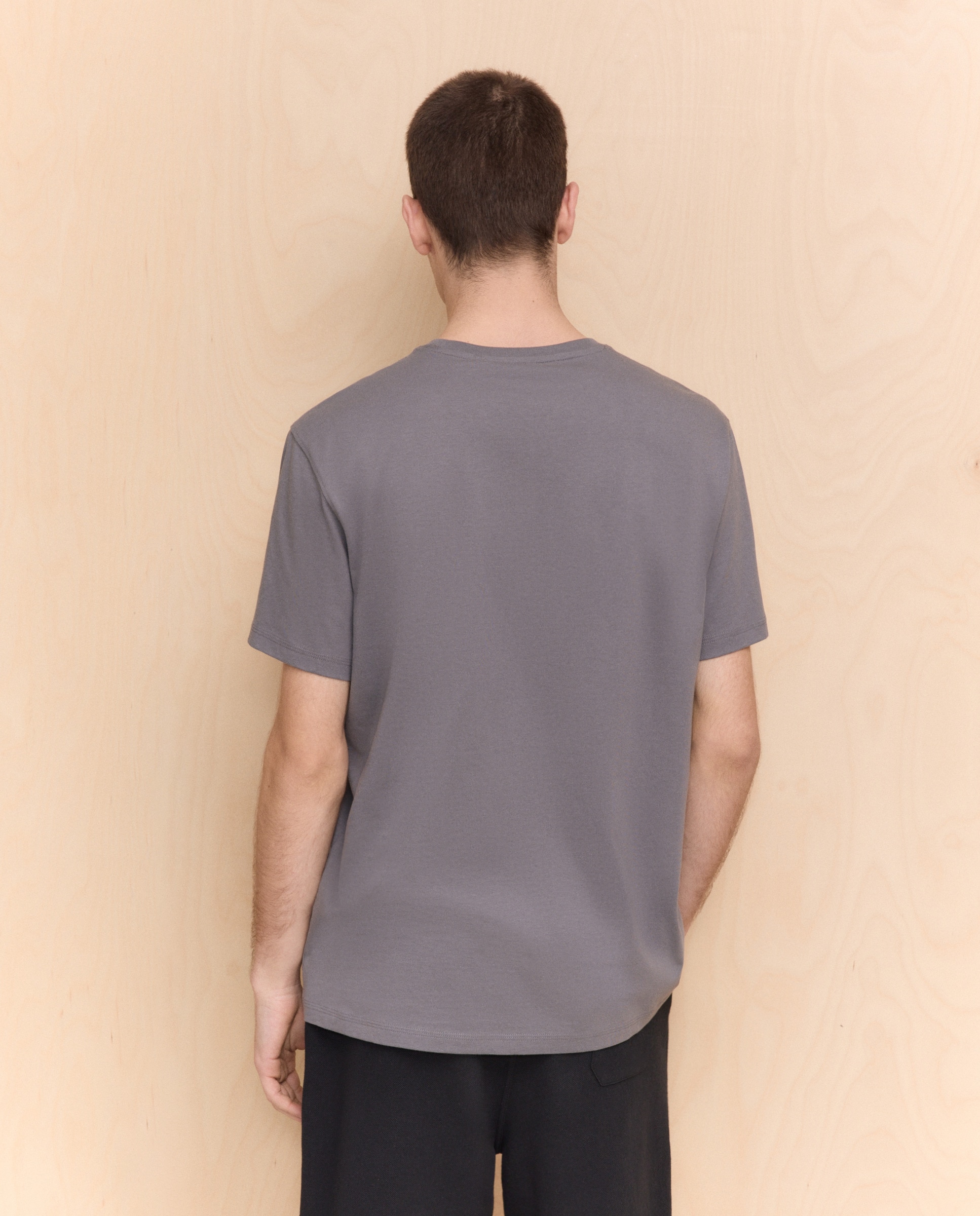 T-shirt com manga curta 830 Antracite-4