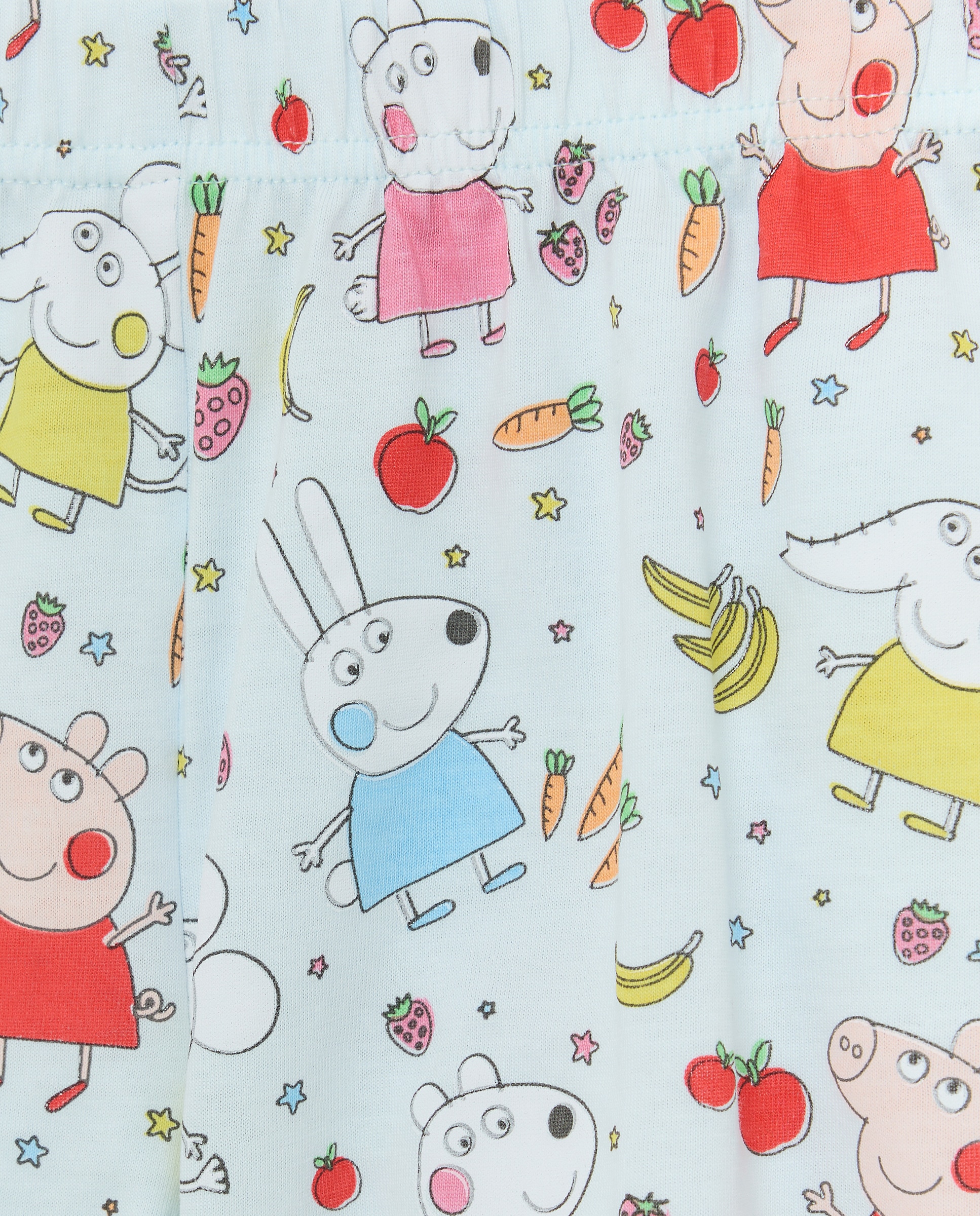 Pijama Curto de Malha Peppa Pig Cotton Juice Azul-marinho-5