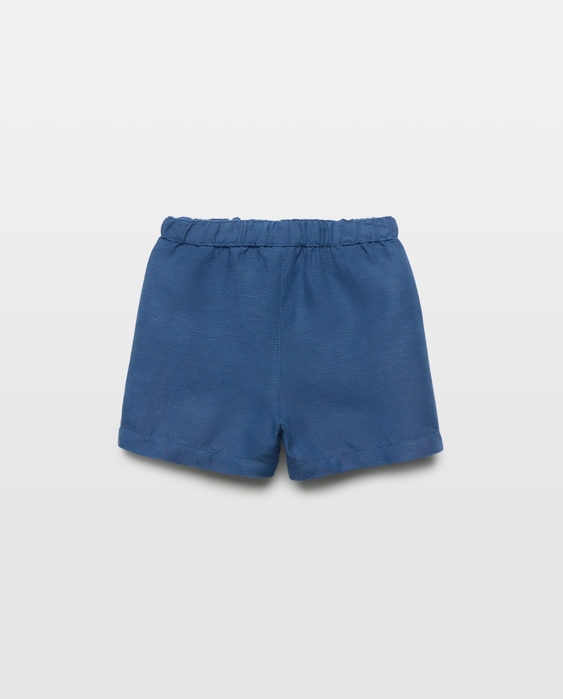 Bermudas de Linho de Bebé Baby El Corte Inglés 400 Azul-2