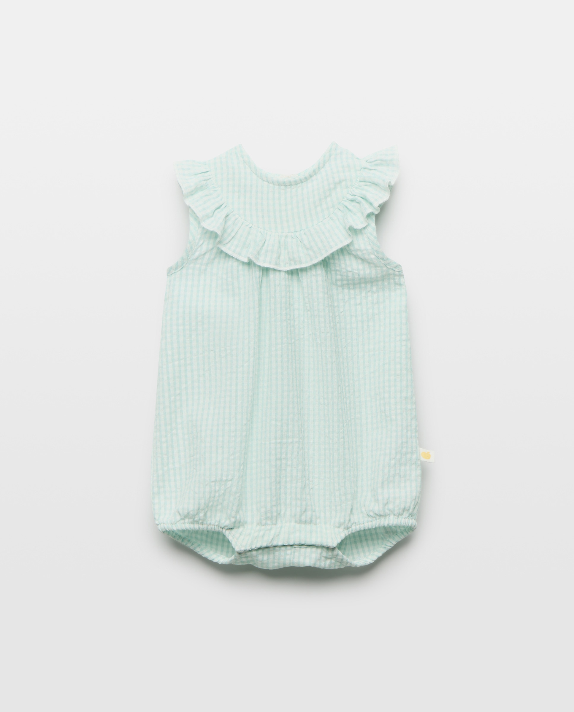 Imagem 0 de Babygrow Vichy de Bebé sem Mangas e com Folho