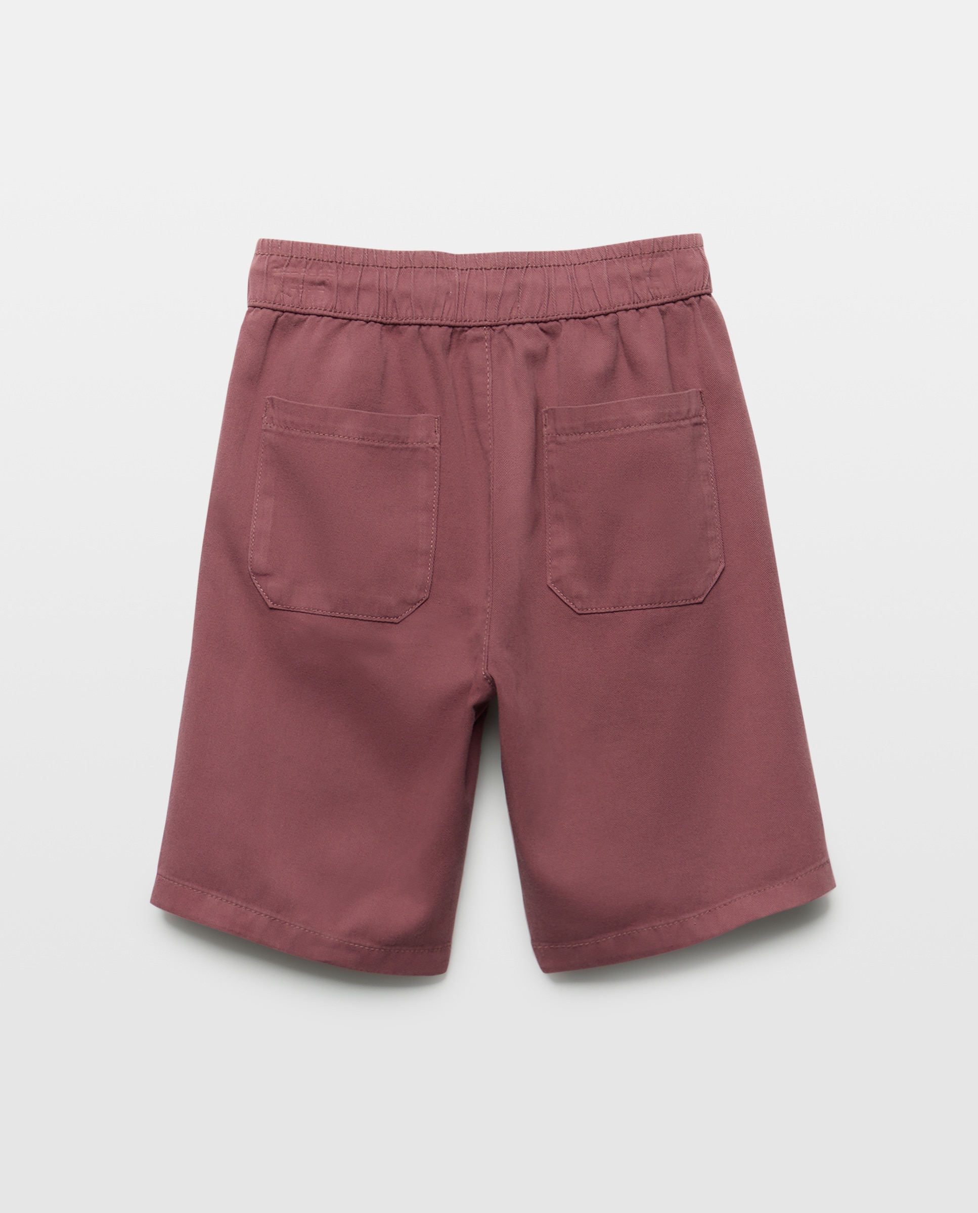 Bermuda de niño twill 291 Berenjena-2