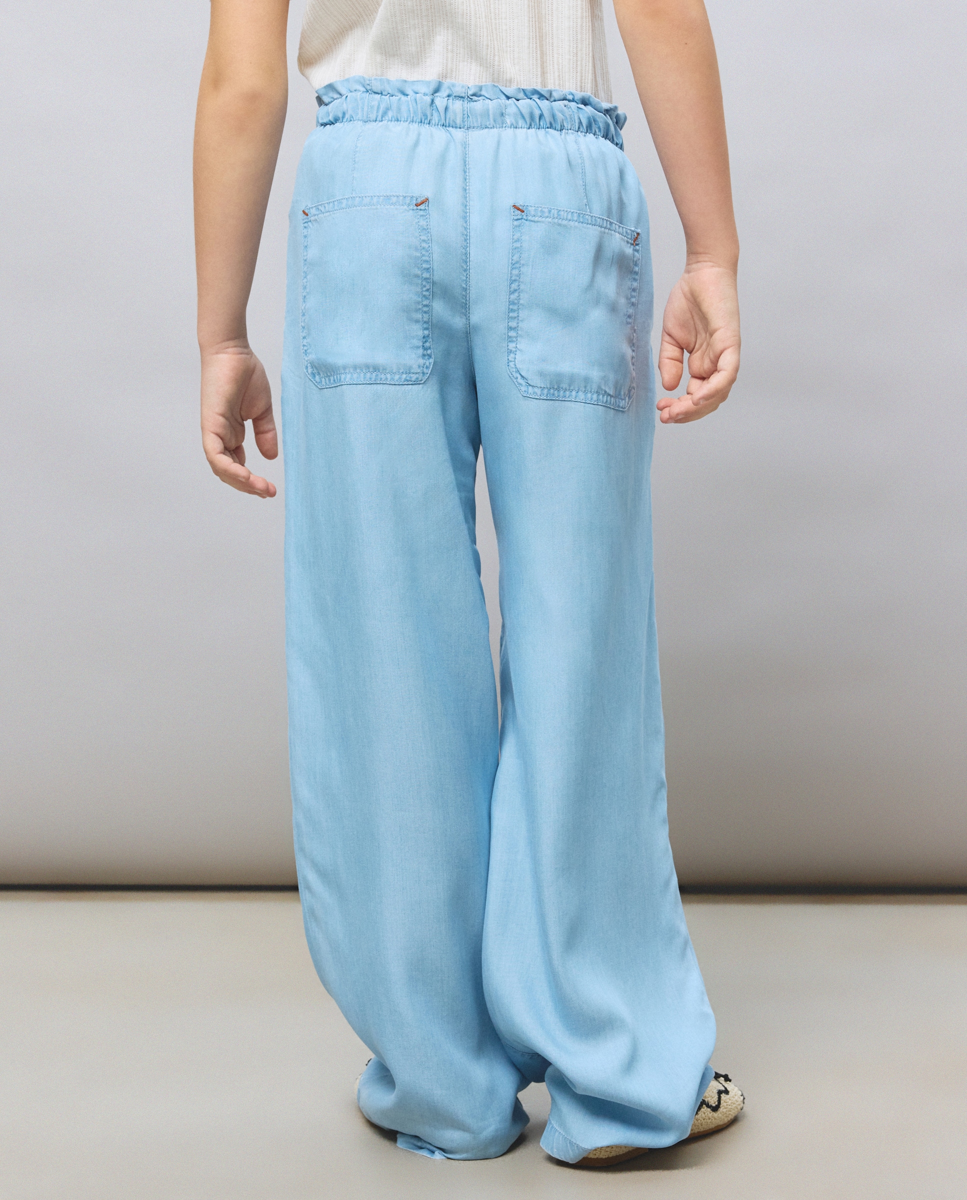 Jeans Largas em Tencel Kids El Corte Inglés 490 Petróleo-3