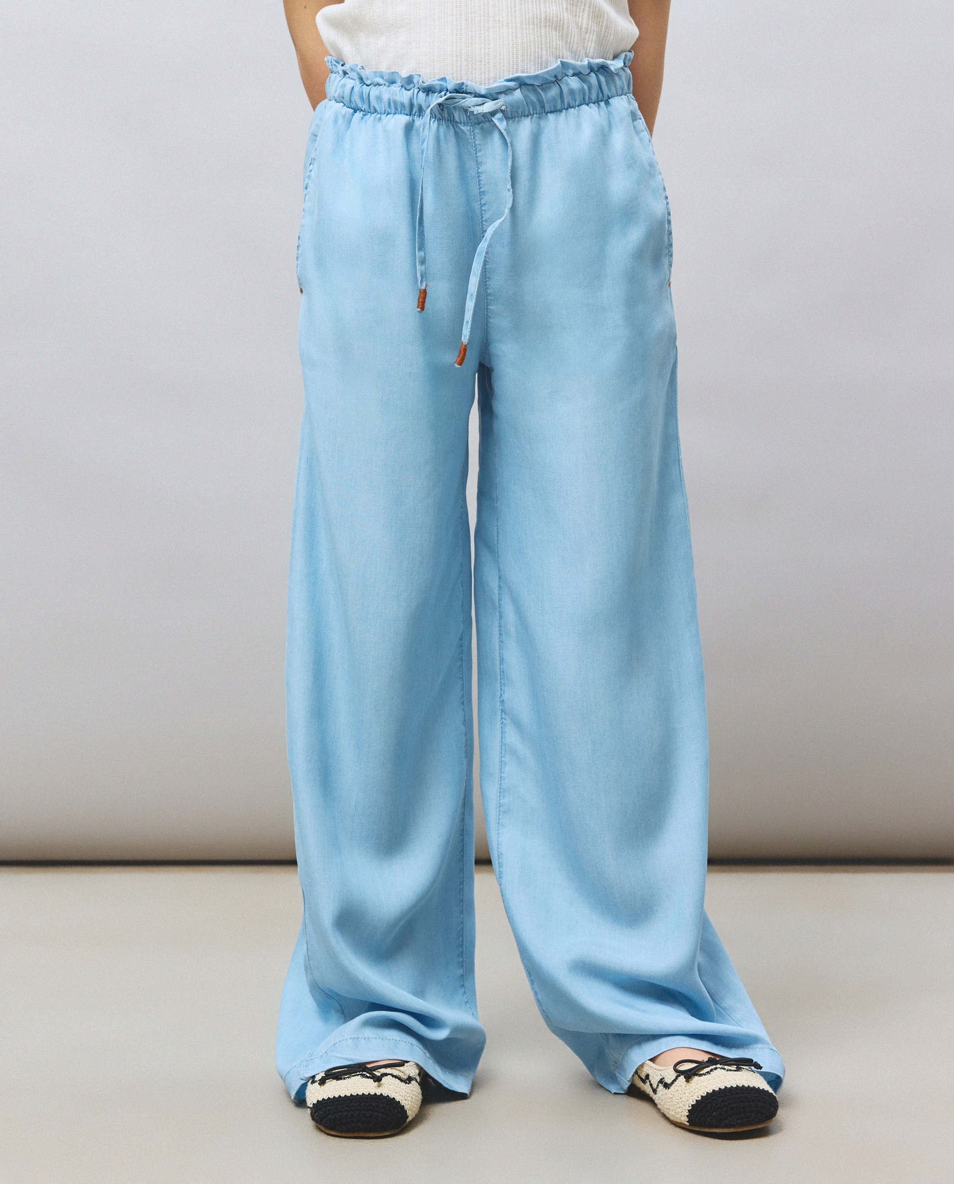 Jeans Largas em Tencel Kids El Corte Inglés 490 Petróleo-2