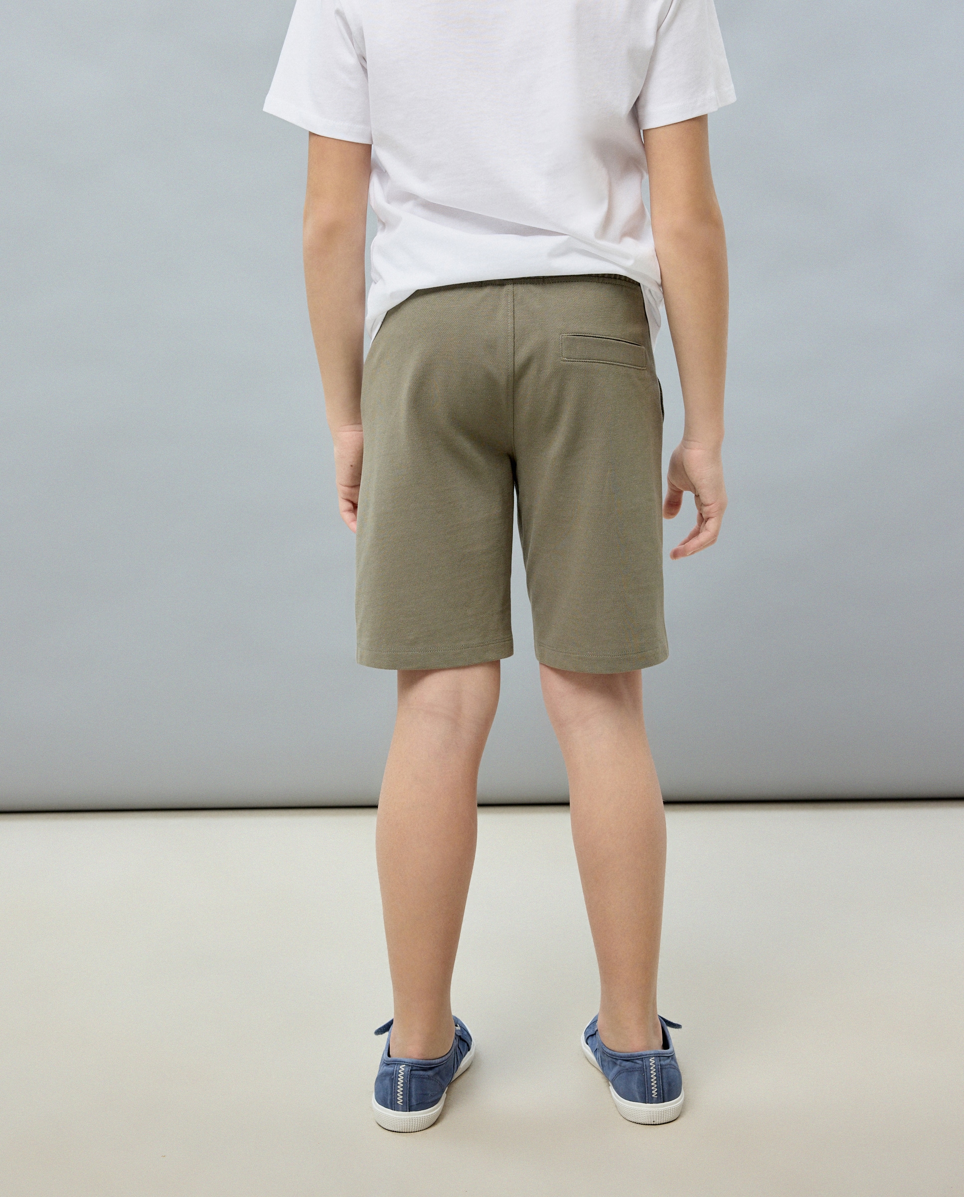 Bermudas com Fantasia de Piqué Kids El Corte Inglés Verde-3
