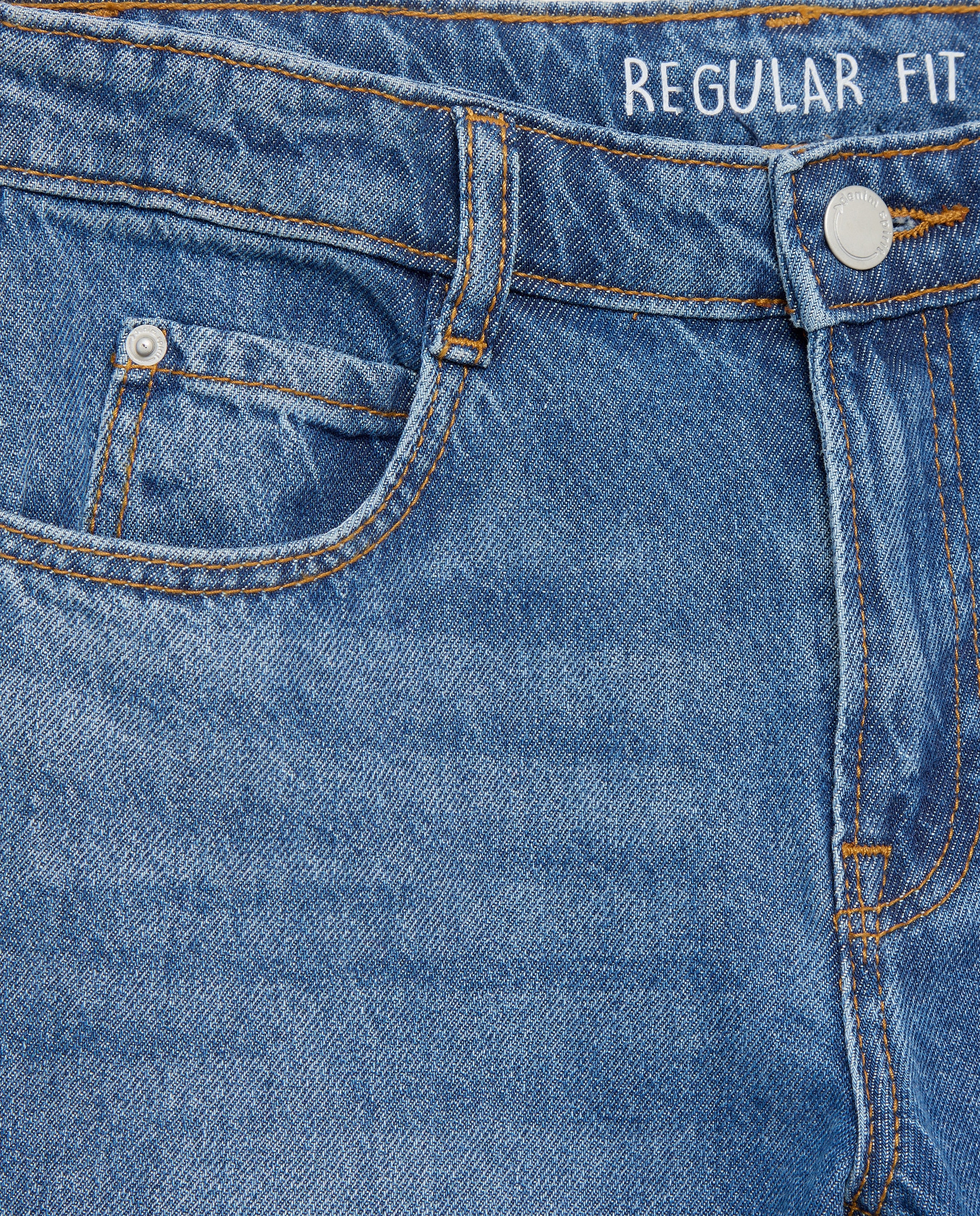 Jeans Straight Azul pálido-5