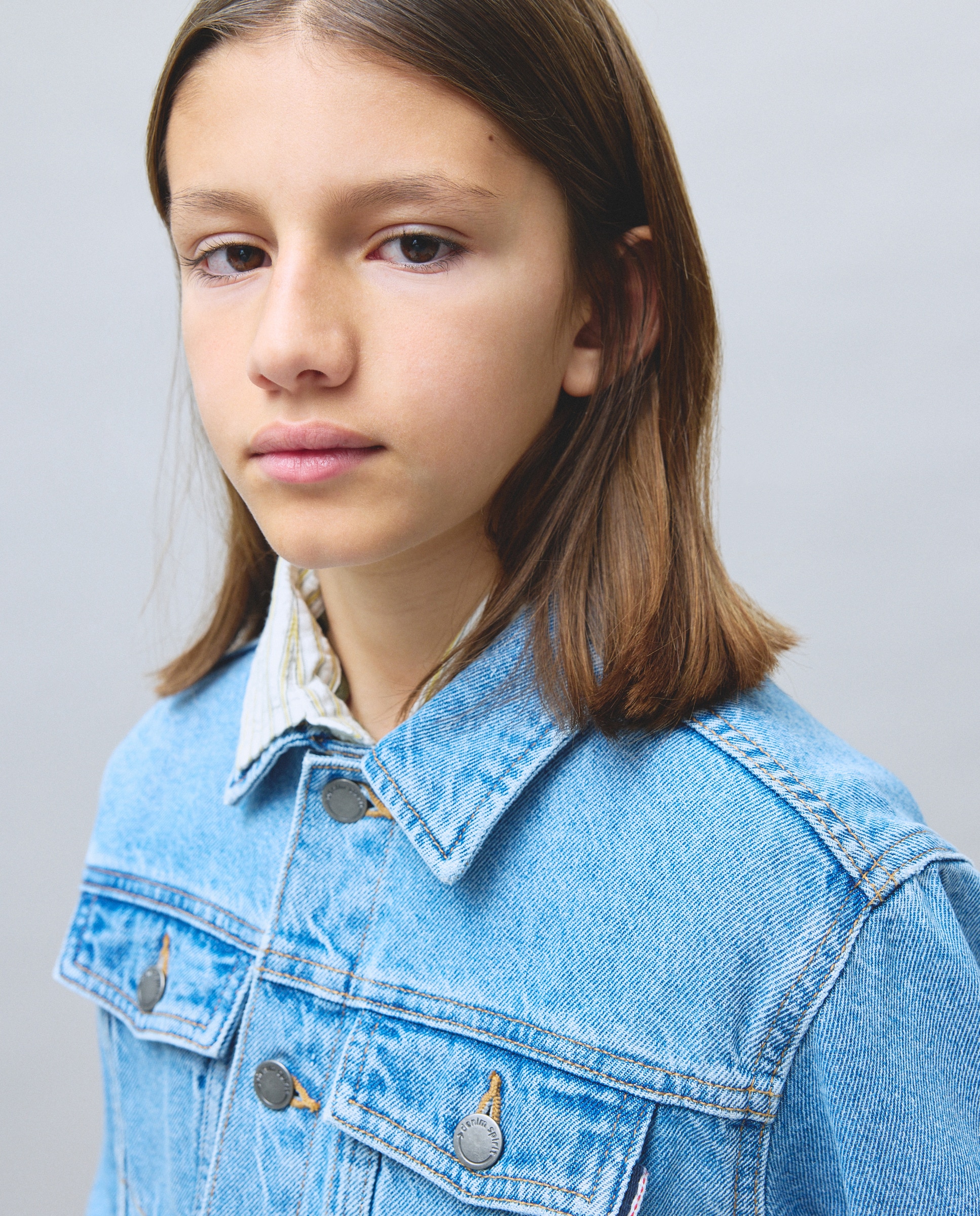 Blusão de Ganga Azul pálido-2