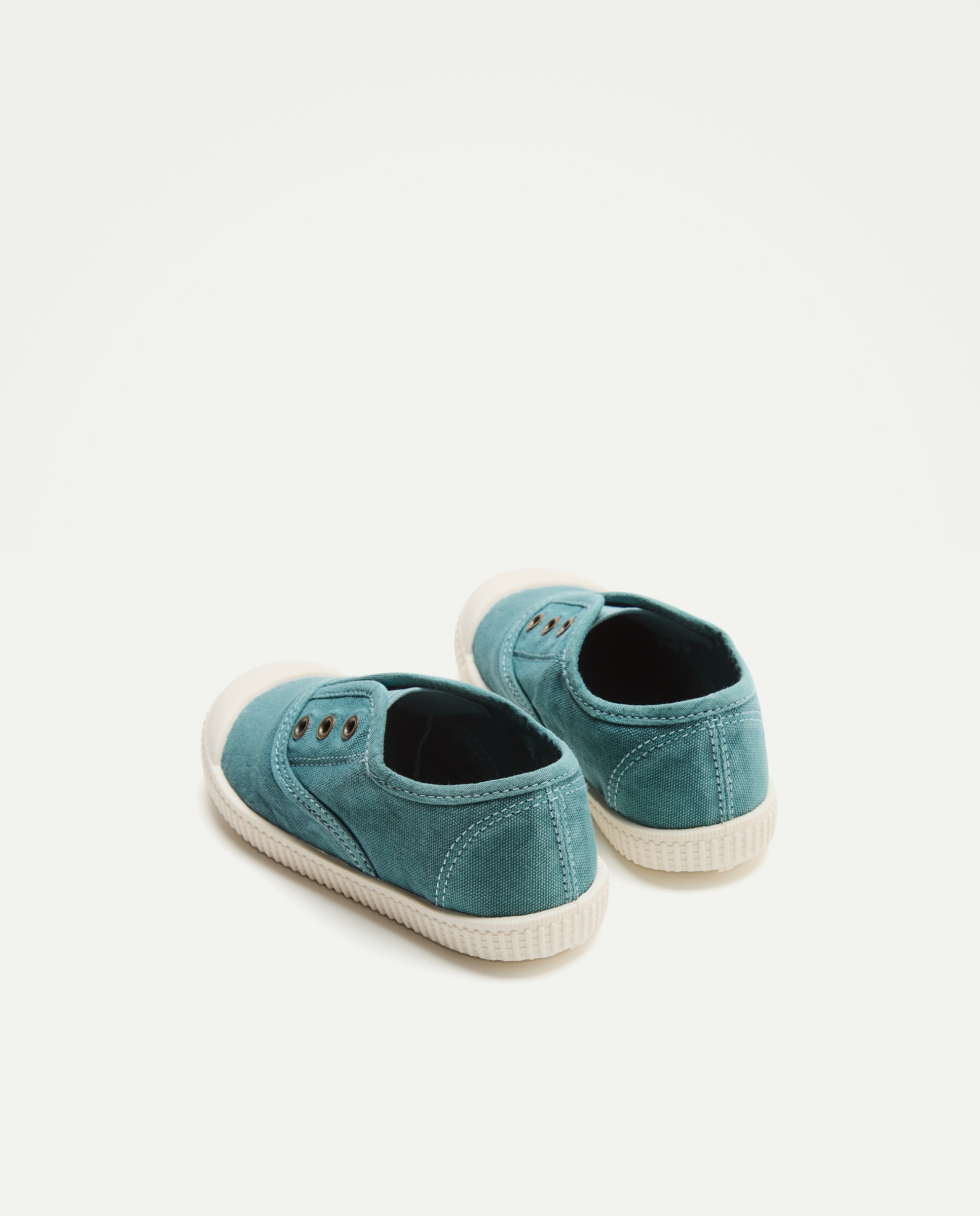 Lona bebés con puntera suela flexible 530 Verde oscuro-3